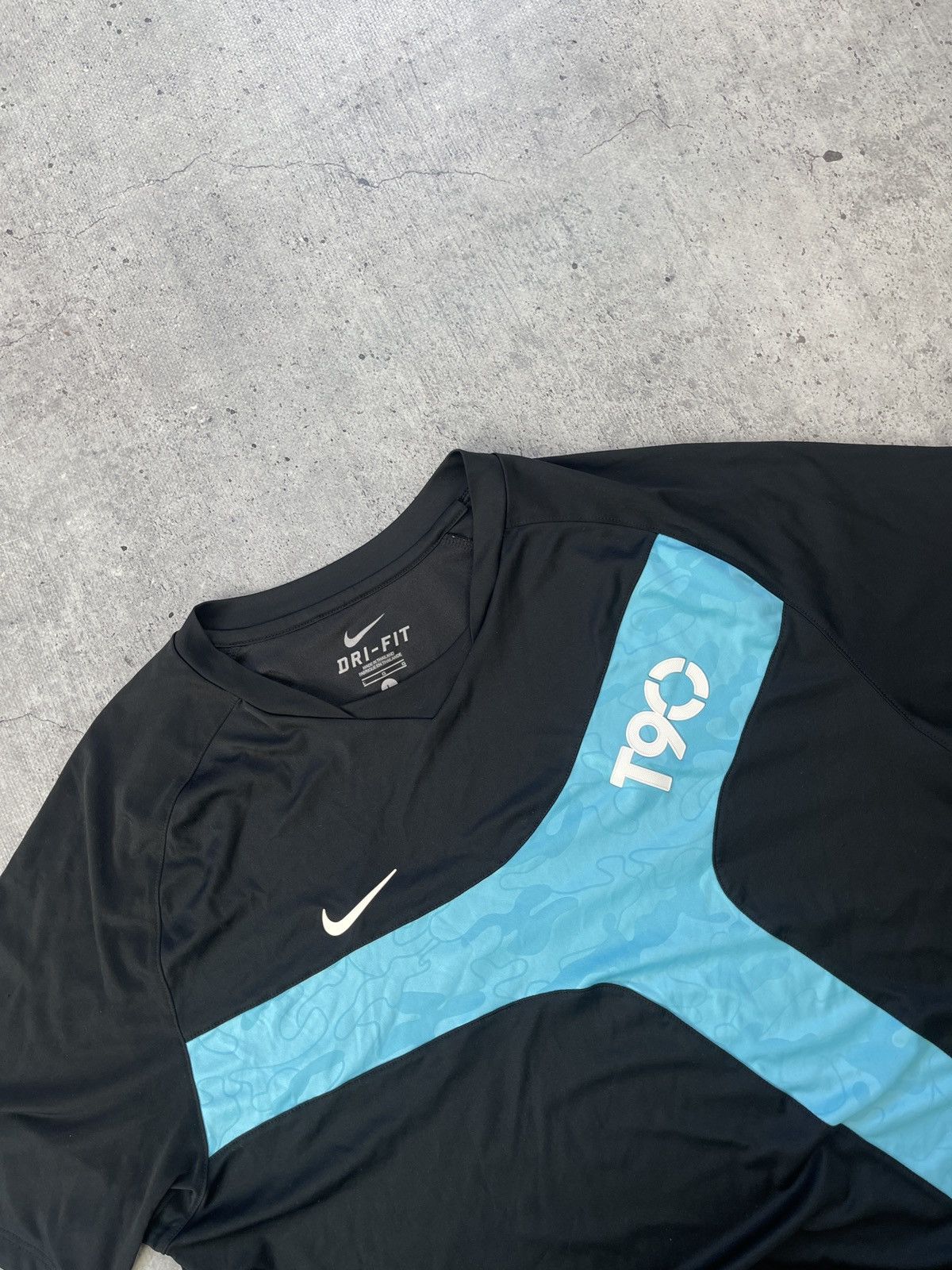 Nike × Vintage Vintage Nike Total 90 TEE Swoosh Drill Y2K Rare Size US L / EU 52-54 / 3 - 4 Thumbnail