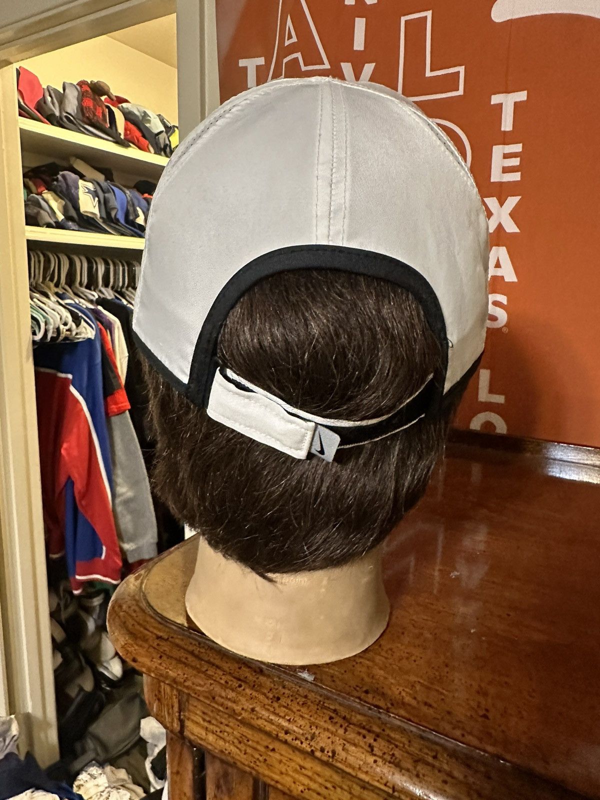 NCAA × Vintage Vintage Nike NCAA Mustang “triple white” hat 00s Size ONE SIZE - 4 Thumbnail