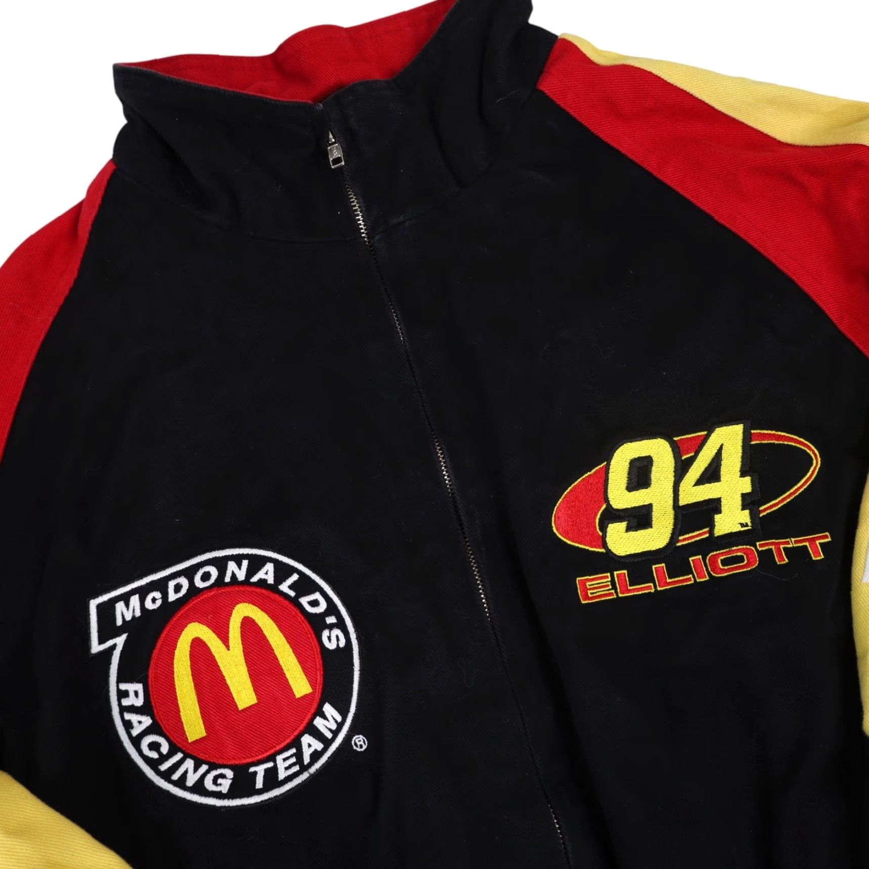 Logo Athletic VINTAGE Logo Athletic #94 Bill Elliott McDonalds Racing Jacket Mens Large Black Size US L / EU 52-54 / 3 - 5 Thumbnail