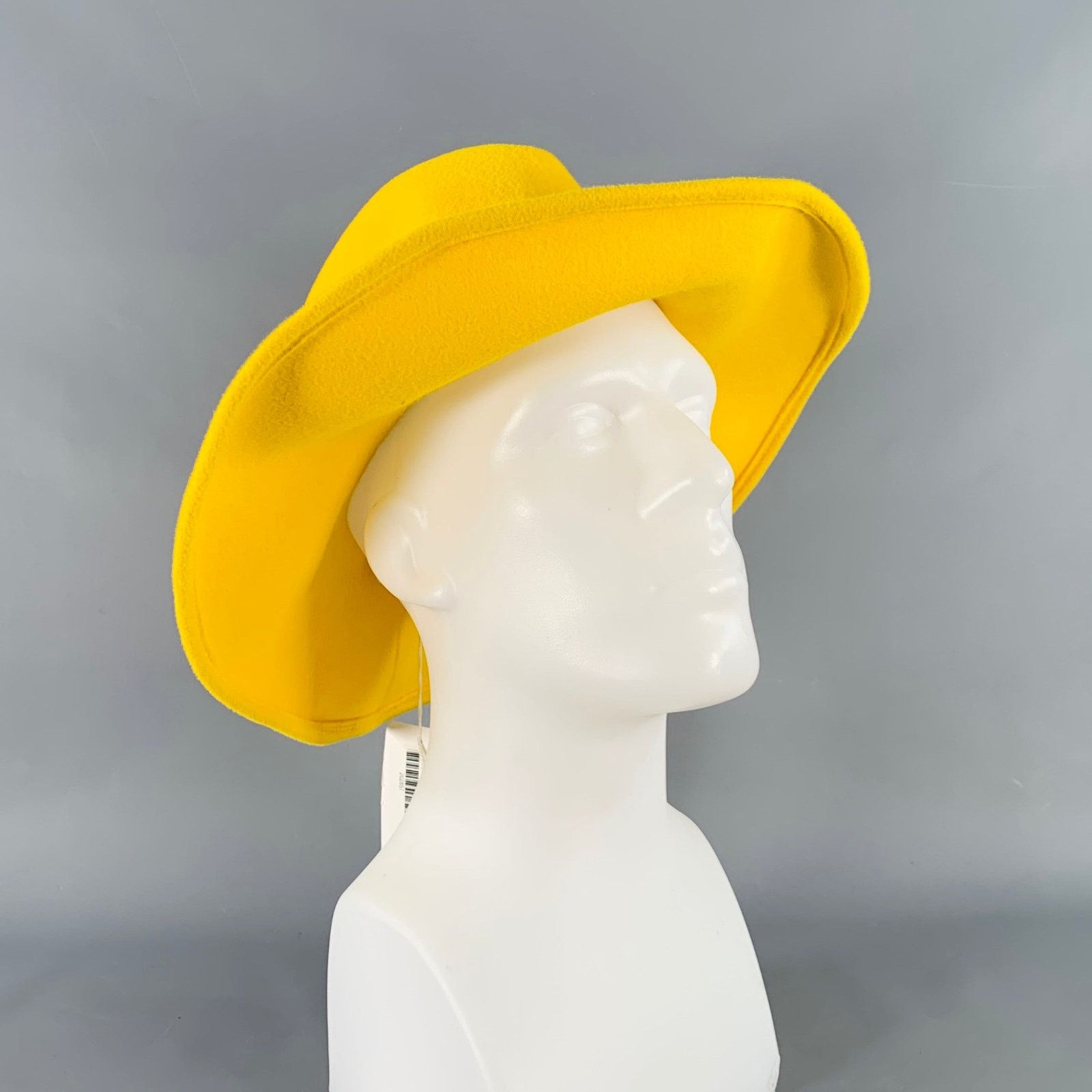 Other GIGI BURRIS Requiem Yellow Felt Fedora Hat Size ONE SIZE - 2 Thumbnail