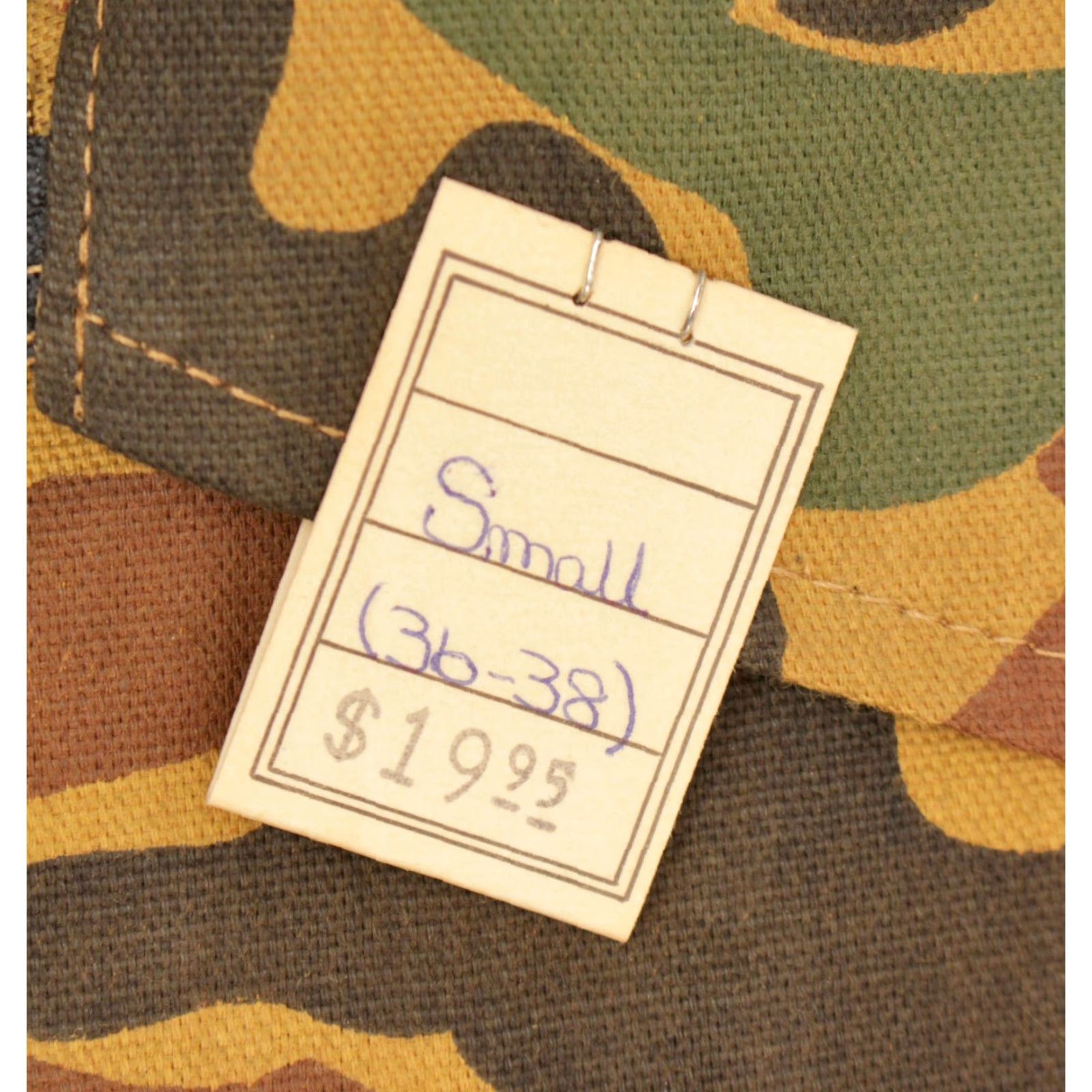 Hunter VINTAGE Mens VTG 70s NOS Duck Hunter Camo Coveralls Sz S 1970s Hunting Camouflage Green 31 Inseam) Size US 29 - 3 Thumbnail