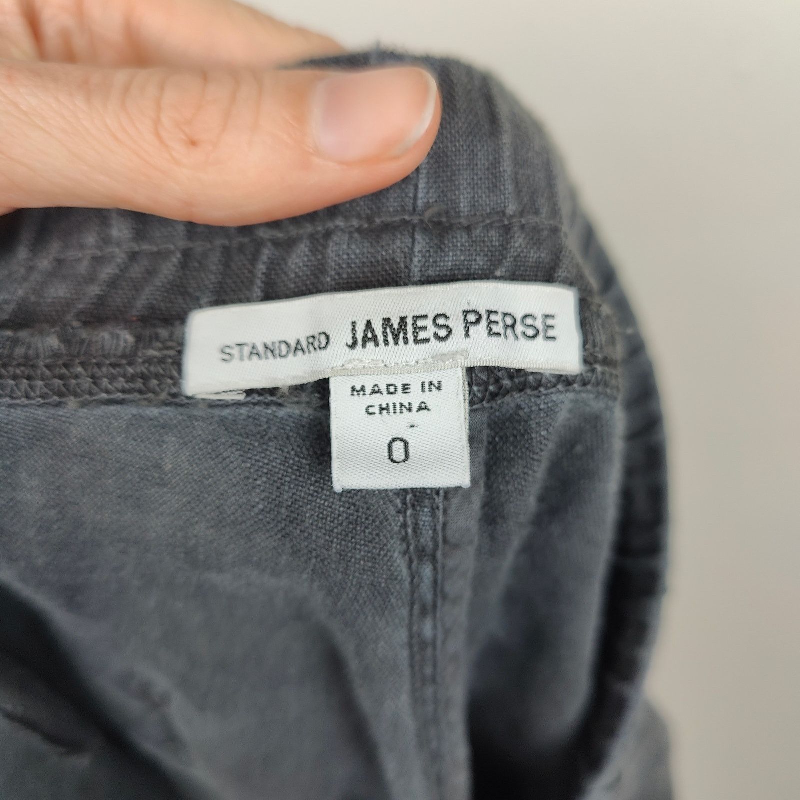 James Perse Standard James Perse Pants Womens 0 XS Soft Black Linen Size 26" / US 2 / IT 38 - 6 Thumbnail
