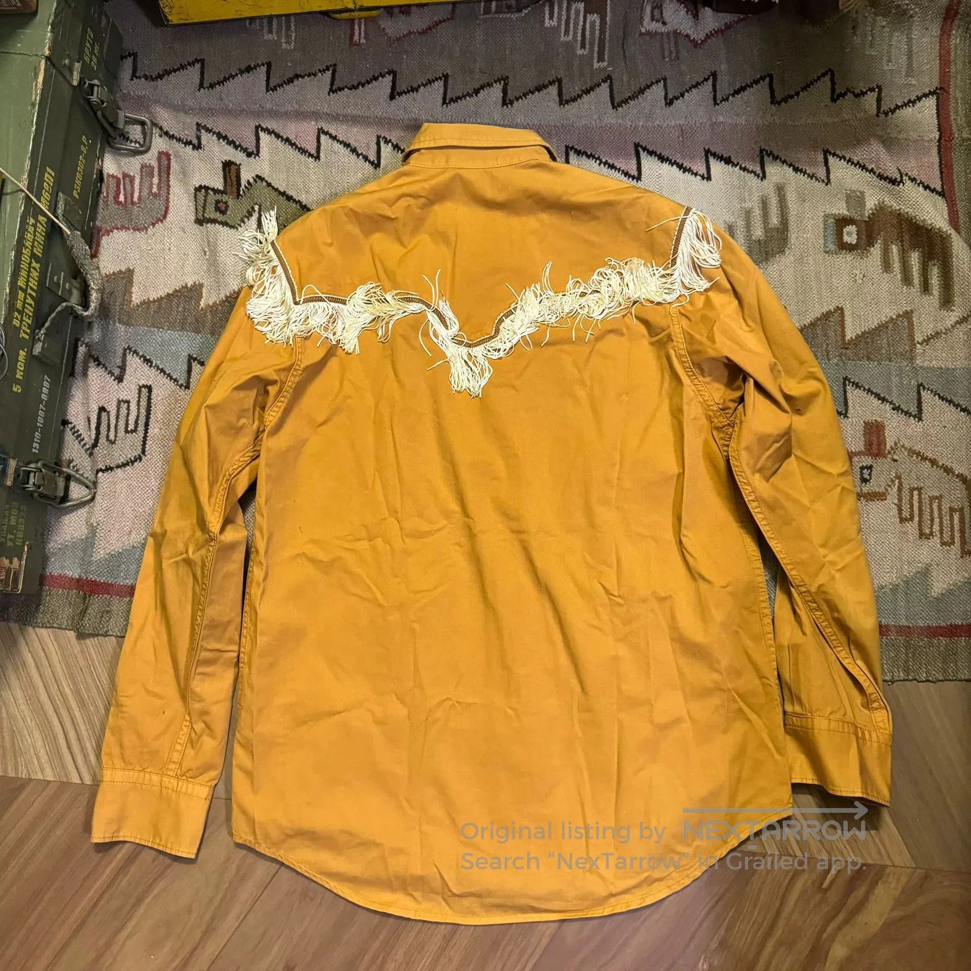 TOGA VIRILIS Vintage Western Fringe Shirt. Size US S / EU 44-46 / 1 - 3 Thumbnail