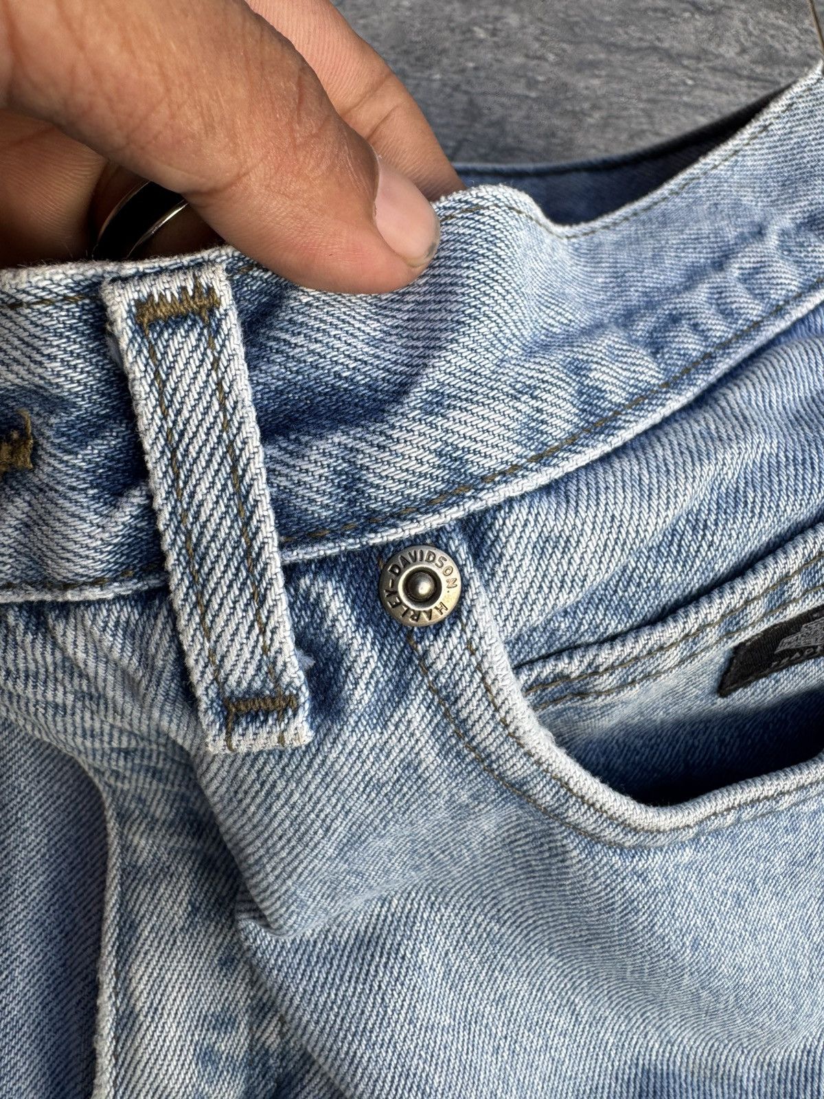 Harley Davidson Harley-Davidson Jeans Mens Leg Denim Biker Motorcycle Size US 32 / EU 48 - 8 Thumbnail