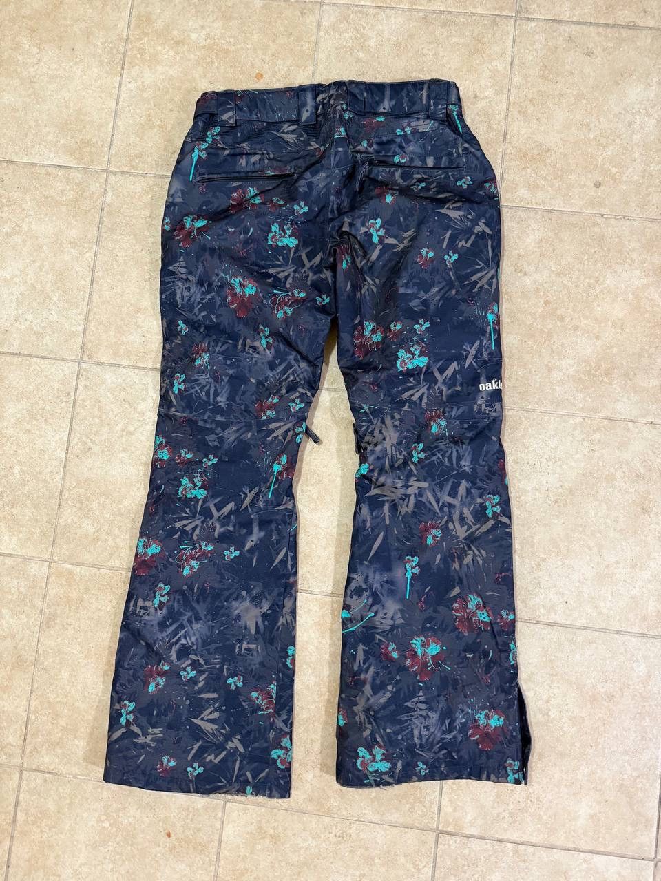 Oakley Oakley Ski Snowboard Pants Floral Regular s Vents Softshell Size 30" / US 8 / IT 44 - 7 Thumbnail