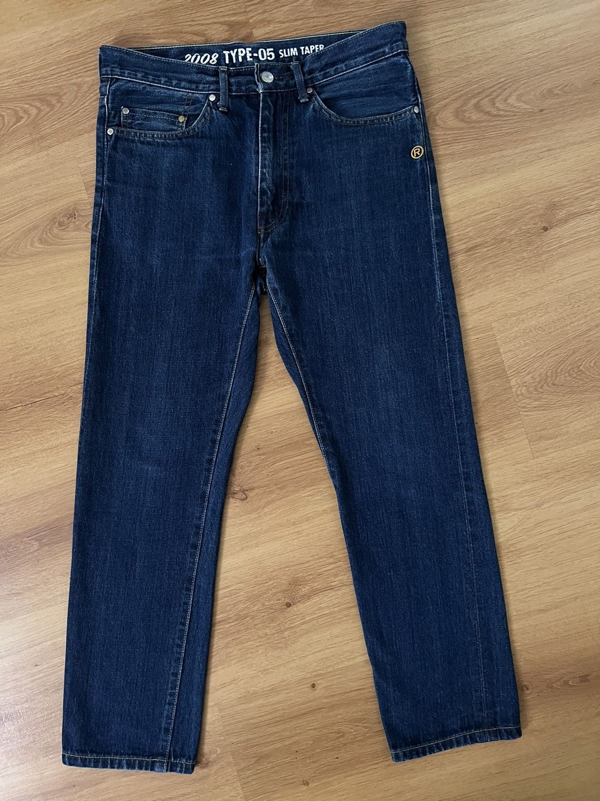 Bape BAPE 2008 Type-05 Slim Taper Jeans–S/Big Logo/Archive Rare Size US 30 / EU 46 - 3 Thumbnail