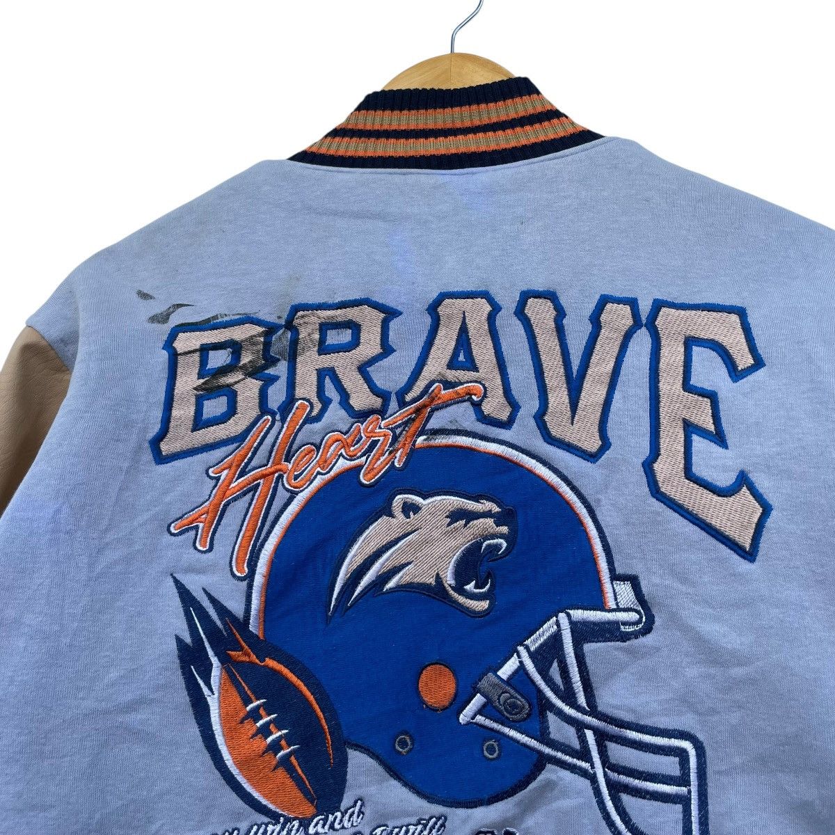 Canterbury of New Zealand × NHL Japanese Brand Swinger Varsity Brave Heart Rugby Jacket Size US S / EU 44-46 / 1 - 5 Thumbnail