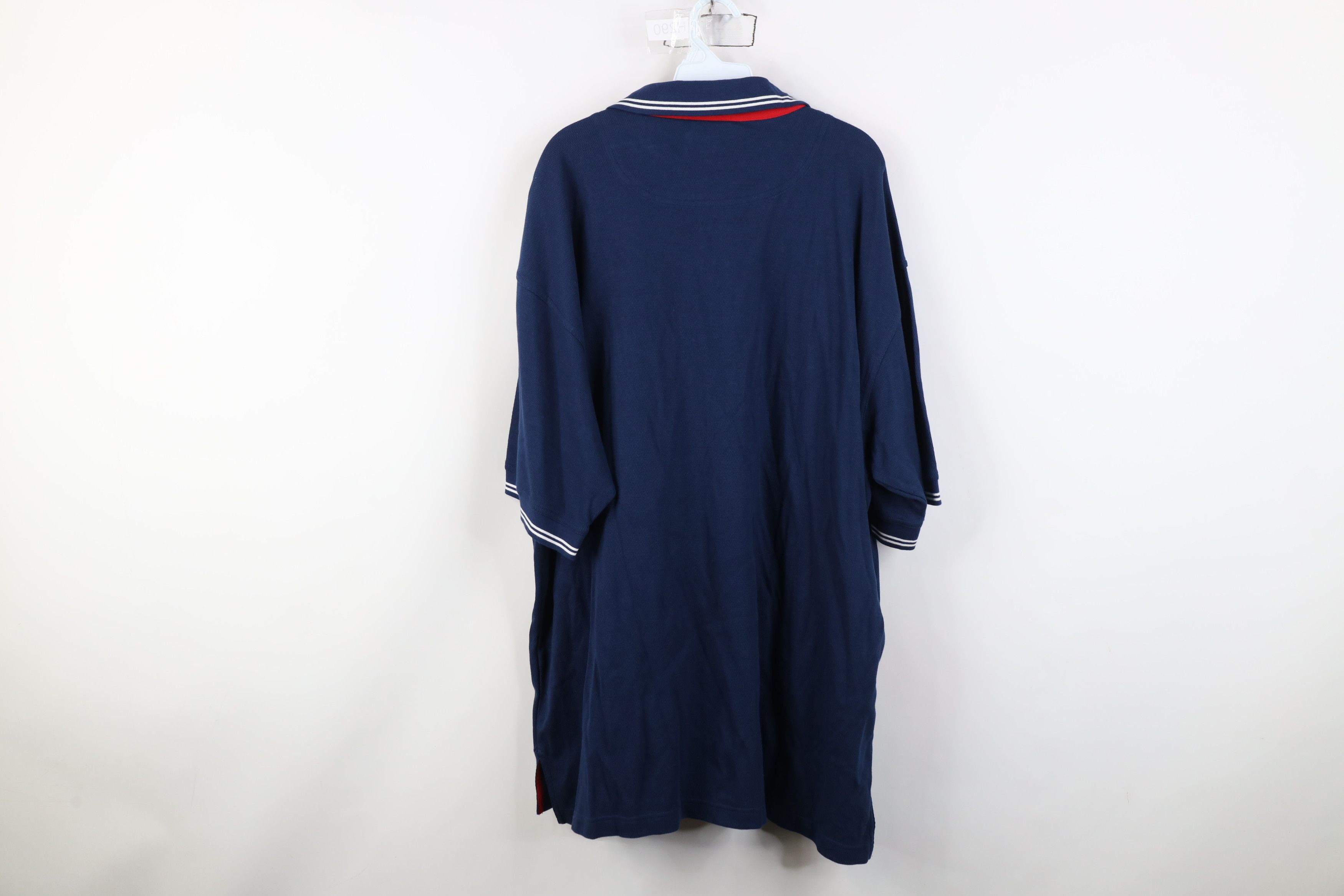 Vintage Deadstock Vintage 90s Ford Motor Company Racing Polo Blue Size US XXL / EU 58 / 5 - 11 Thumbnail
