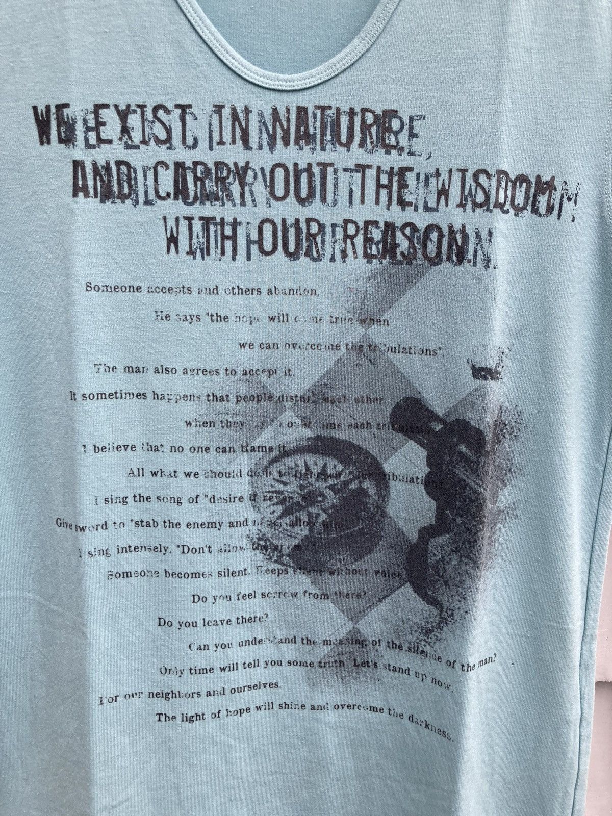 Japanese Brand × Vintage Japanese Brand Classic Poem Tshirt Archival Archive Size US S / EU 44-46 / 1 - 7 Thumbnail