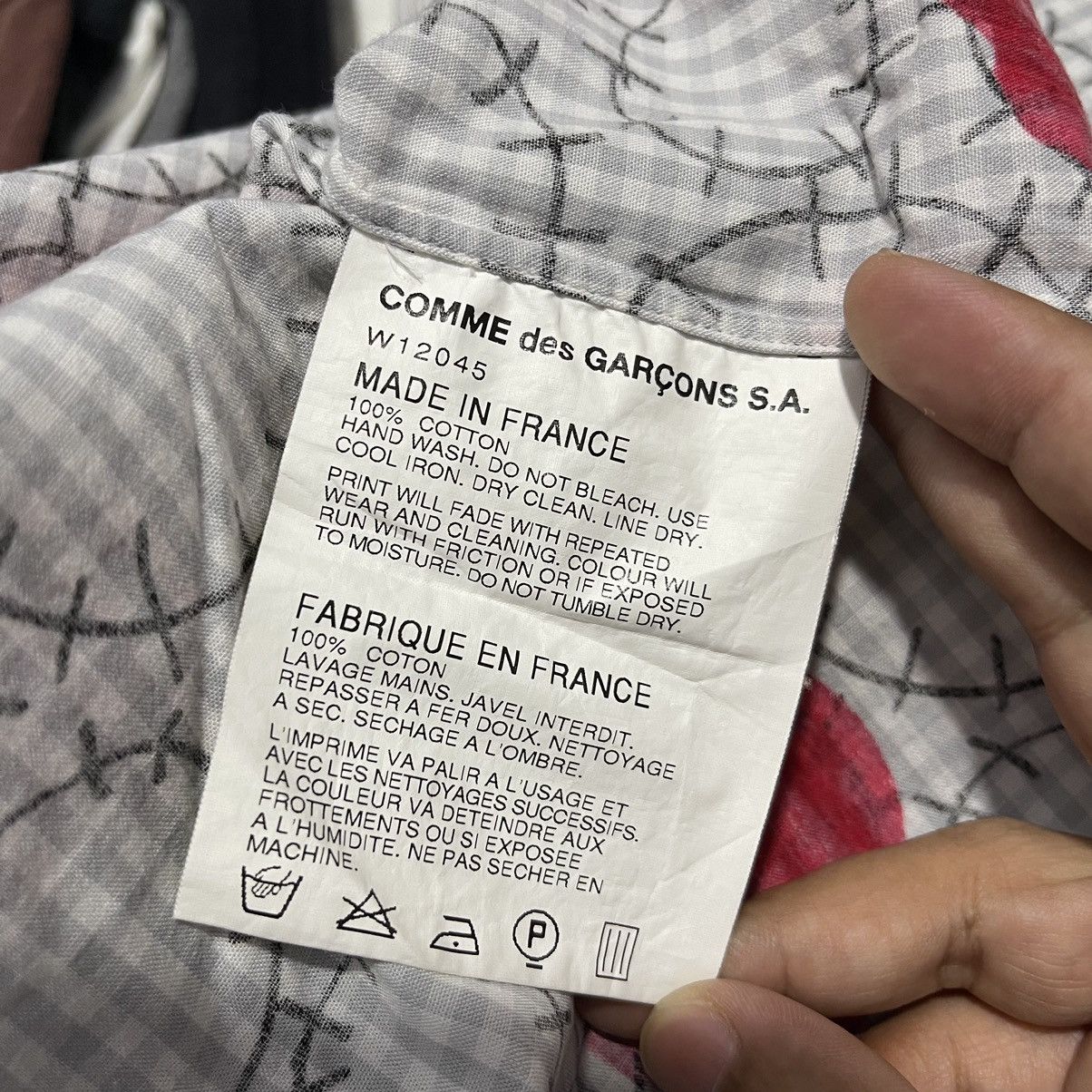 Comme des Garcons COMME DES GARCONS shirt all over print circle art Size US L / EU 52-54 / 3 - 5 Thumbnail