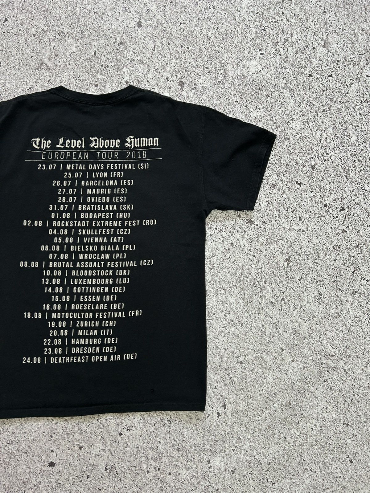Band Tees The Level Above Human Ingested European Tour 2018 Tee Size US XL / EU 56 / 4 - 8 Thumbnail