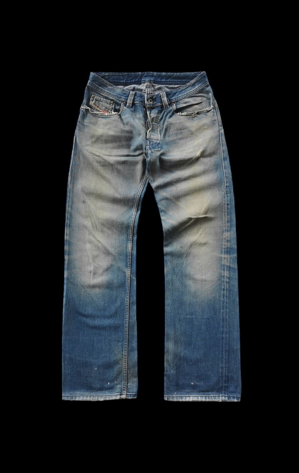 image of Diesel Flared Jeans in Denim, Men's (Size 31)