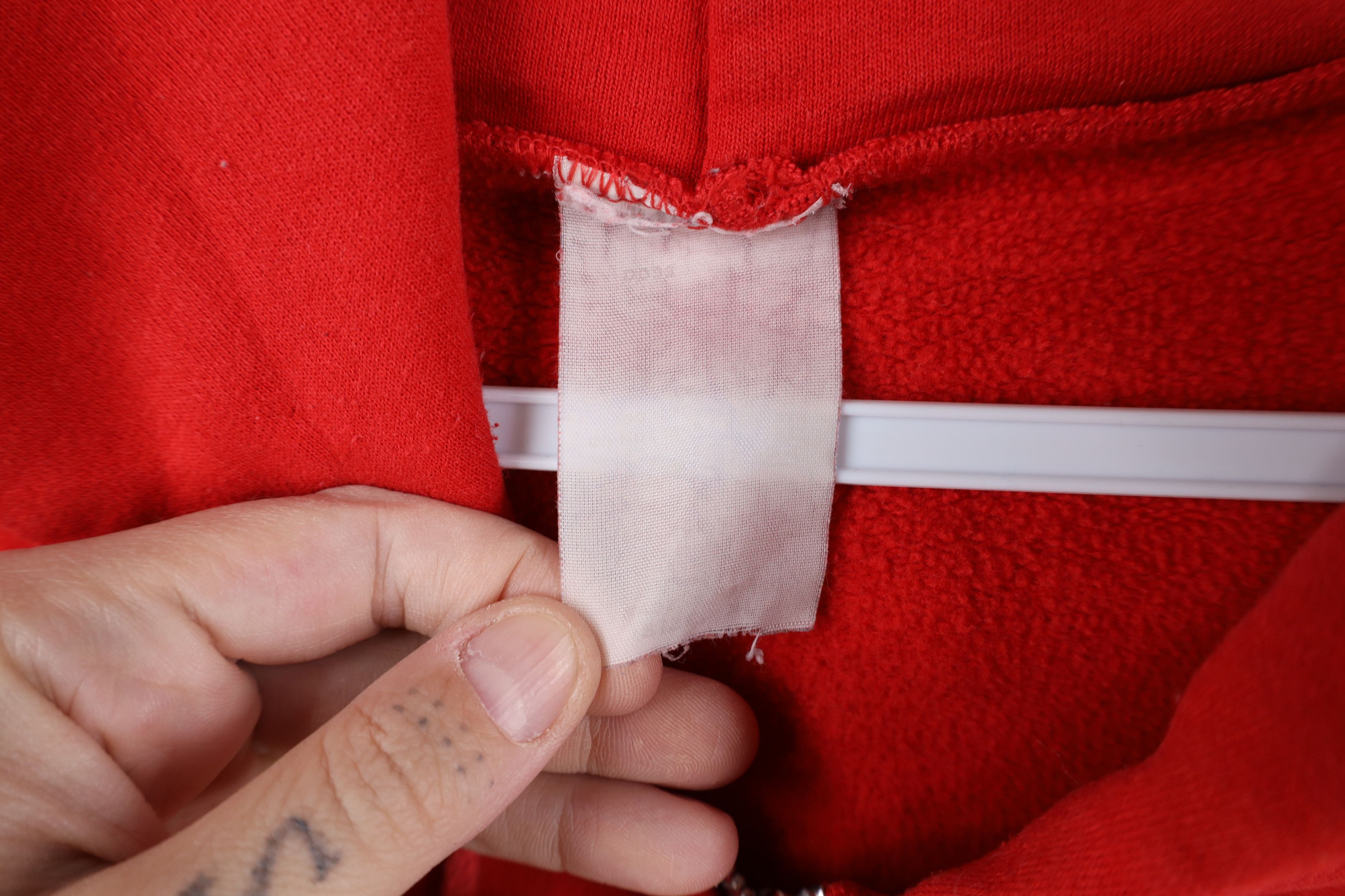 Vintage Vintage 90s Streetwear Blank Full Zip Hoodie Sweatshirt USA Size US XXL / EU 58 / 5 - 12 Thumbnail
