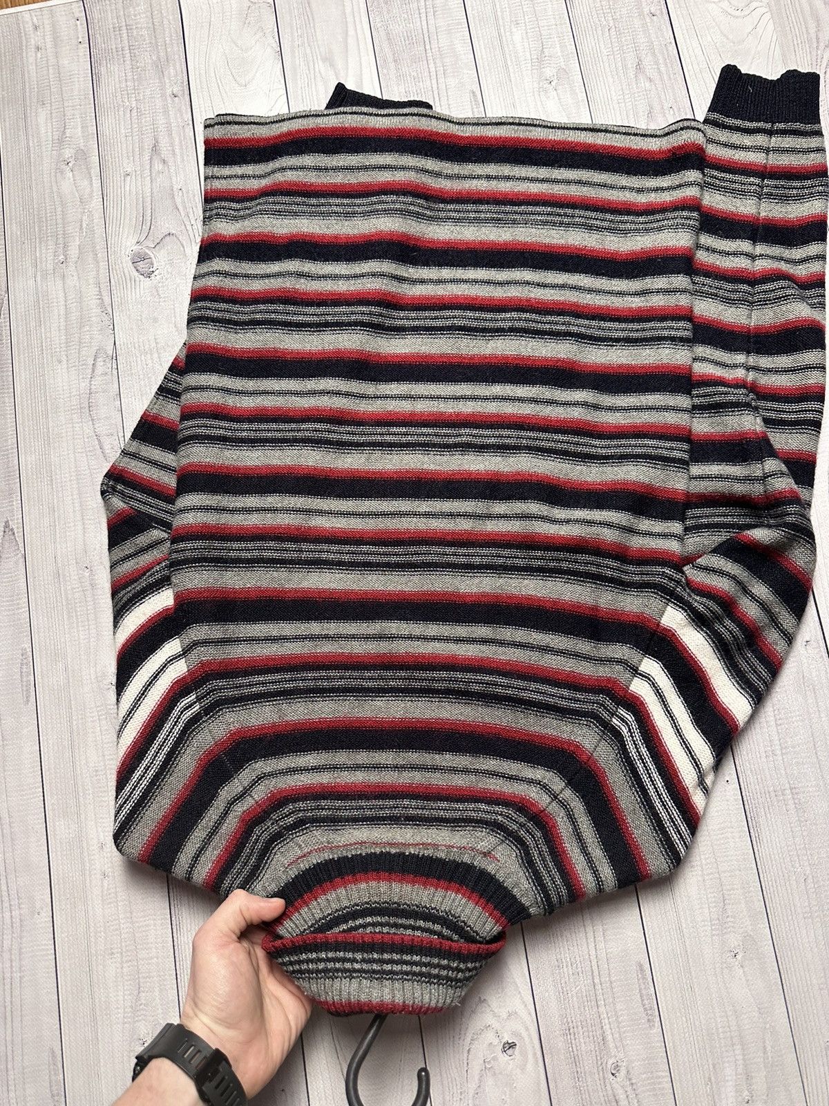 Dolce & Gabbana × Vintage Vintage Dolce Gabbana turtleneck striped sweater size M/L Size US M / EU 48-50 / 2 - 6 Thumbnail