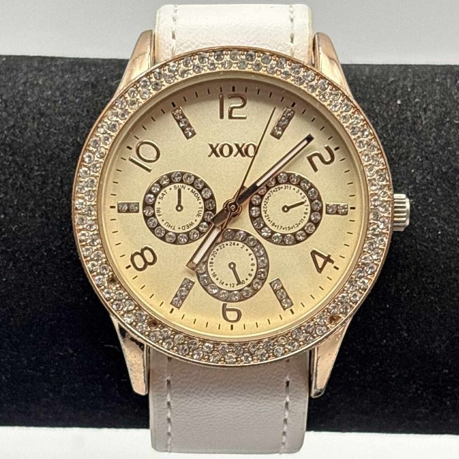 XOXO White & Gold XOXO Watch Size ONE SIZE - 1 Thumbnail