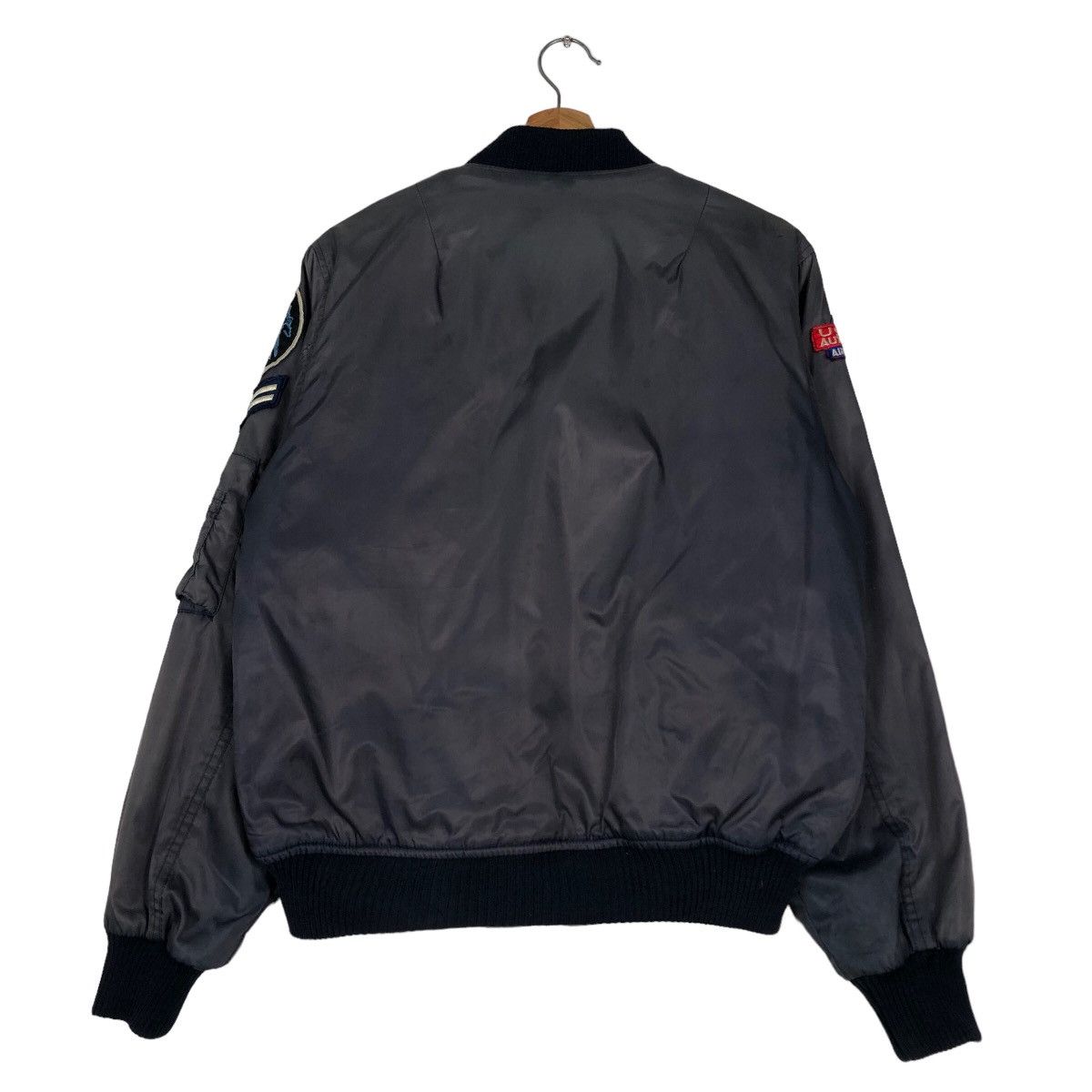 Japanese Brand 🔥Riot Riot Vintage Bomber Jacket Military Us Air Force Team Size US M / EU 48-50 / 2 - 12 Thumbnail