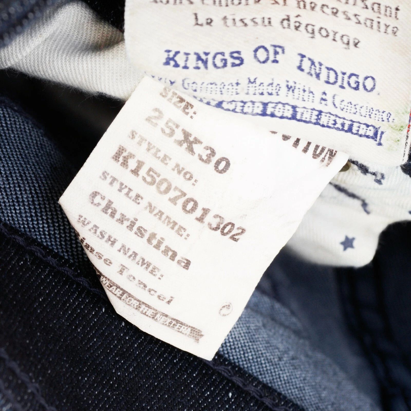 Kings Of Indigo Christina High Slim Womens W25 L30 Jeans Trousers Denim Size 25" / US 0 / IT 36 - 6 Thumbnail