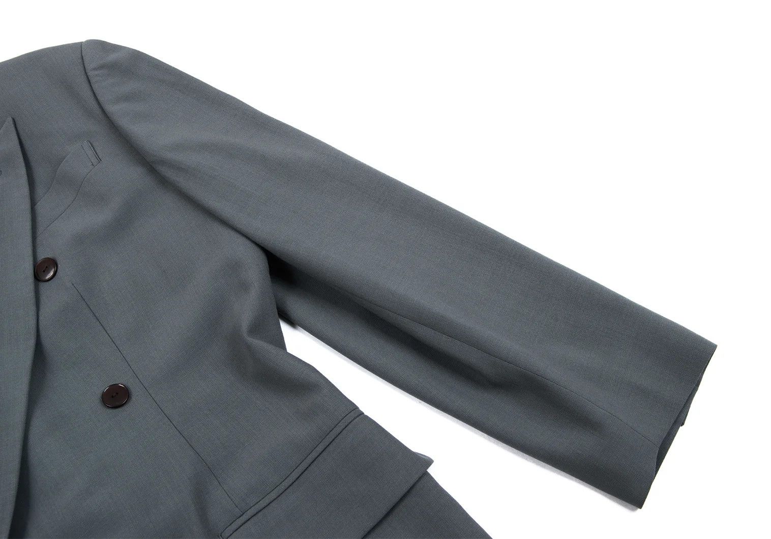 Jean Paul Gaultier Wool Double Breasted Jacket in Gray Size 48 Size US M / EU 48-50 / 2 - 9 Thumbnail