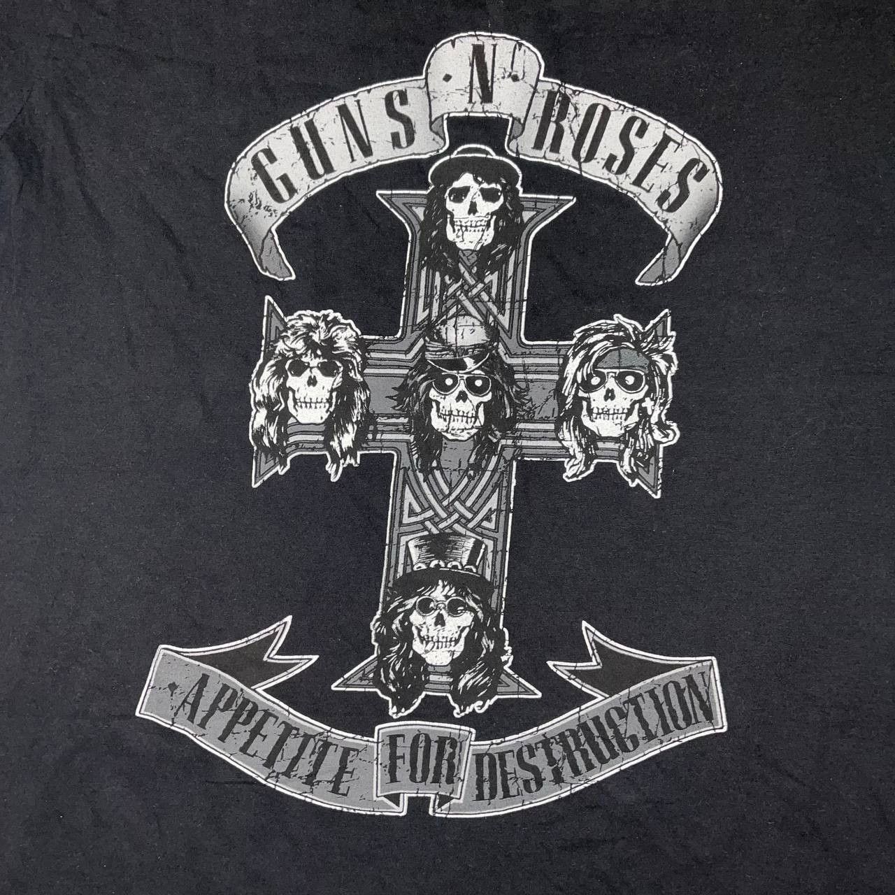 Vintage Guns N Roses Appetite For Destruction Cross Classic Rock L Size US L / EU 52-54 / 3 - 5 Thumbnail