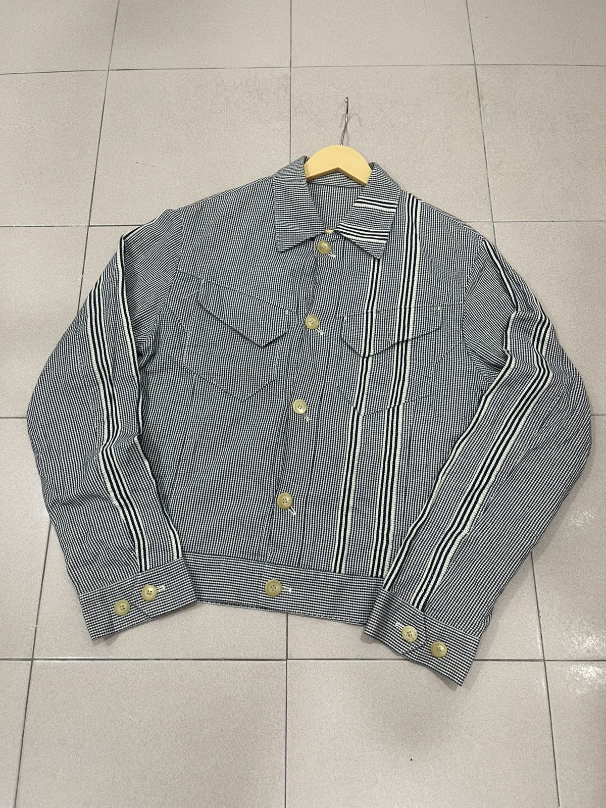 Paul Smith Paul Smit Check Trucker-Style Shirt Jacket Size US L / EU 52-54 / 3 - 10 Thumbnail