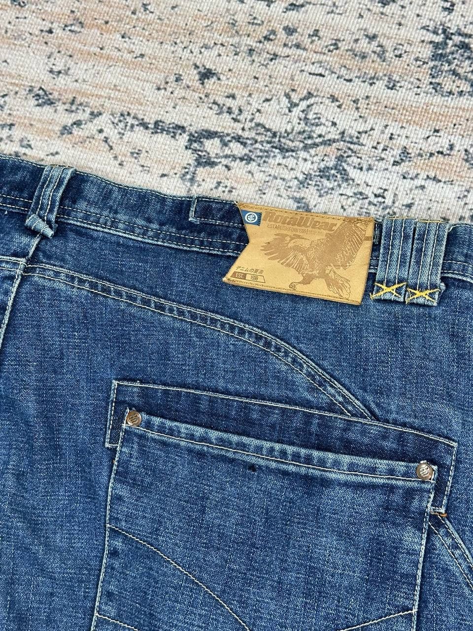 Rocawear × Vintage Vintage Y2K Rocawear Double Knee Rap Jeans Baggy Size US 40 / EU 56 - 17 Thumbnail
