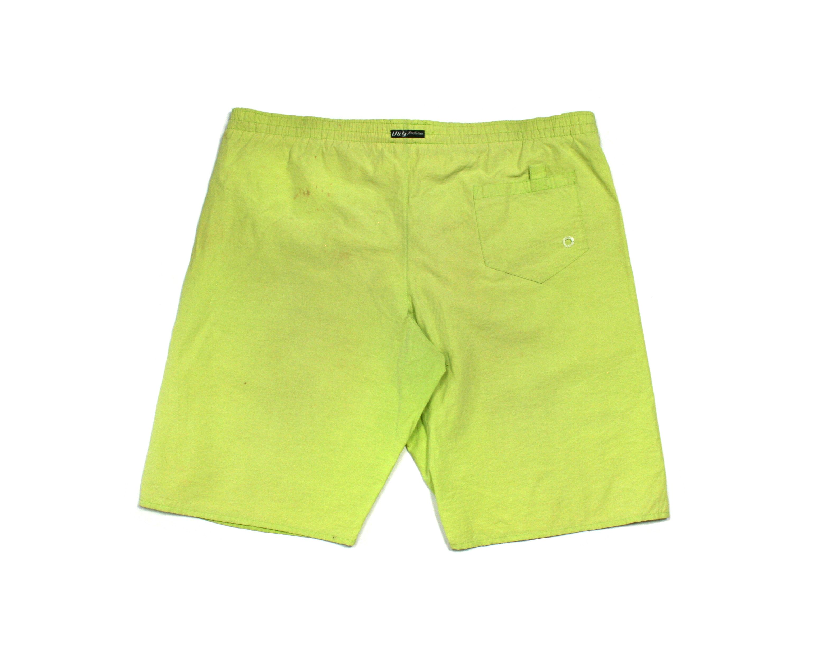 Dolce & Gabbana 00S Logo Nylon Swim Shorts Vintage Size US 36 / EU 52 - 2 Thumbnail