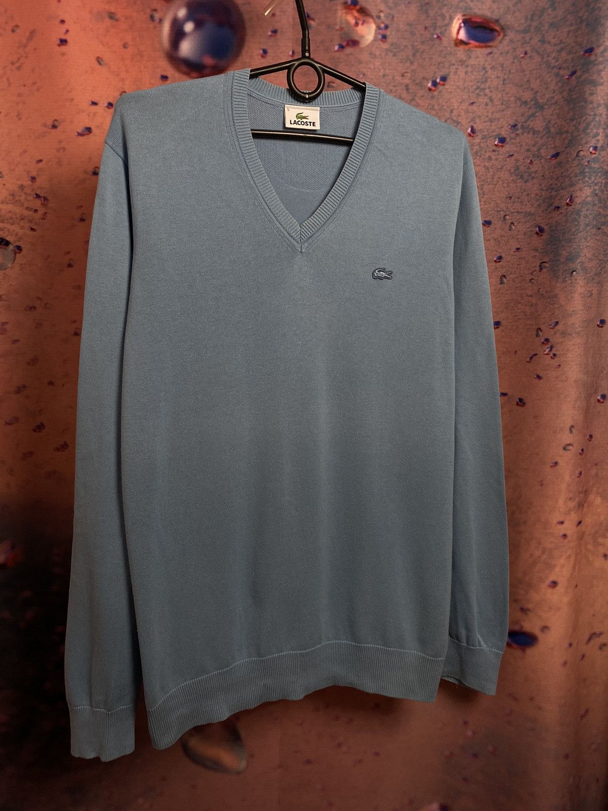 Vintage Lacoste v-neck sweater