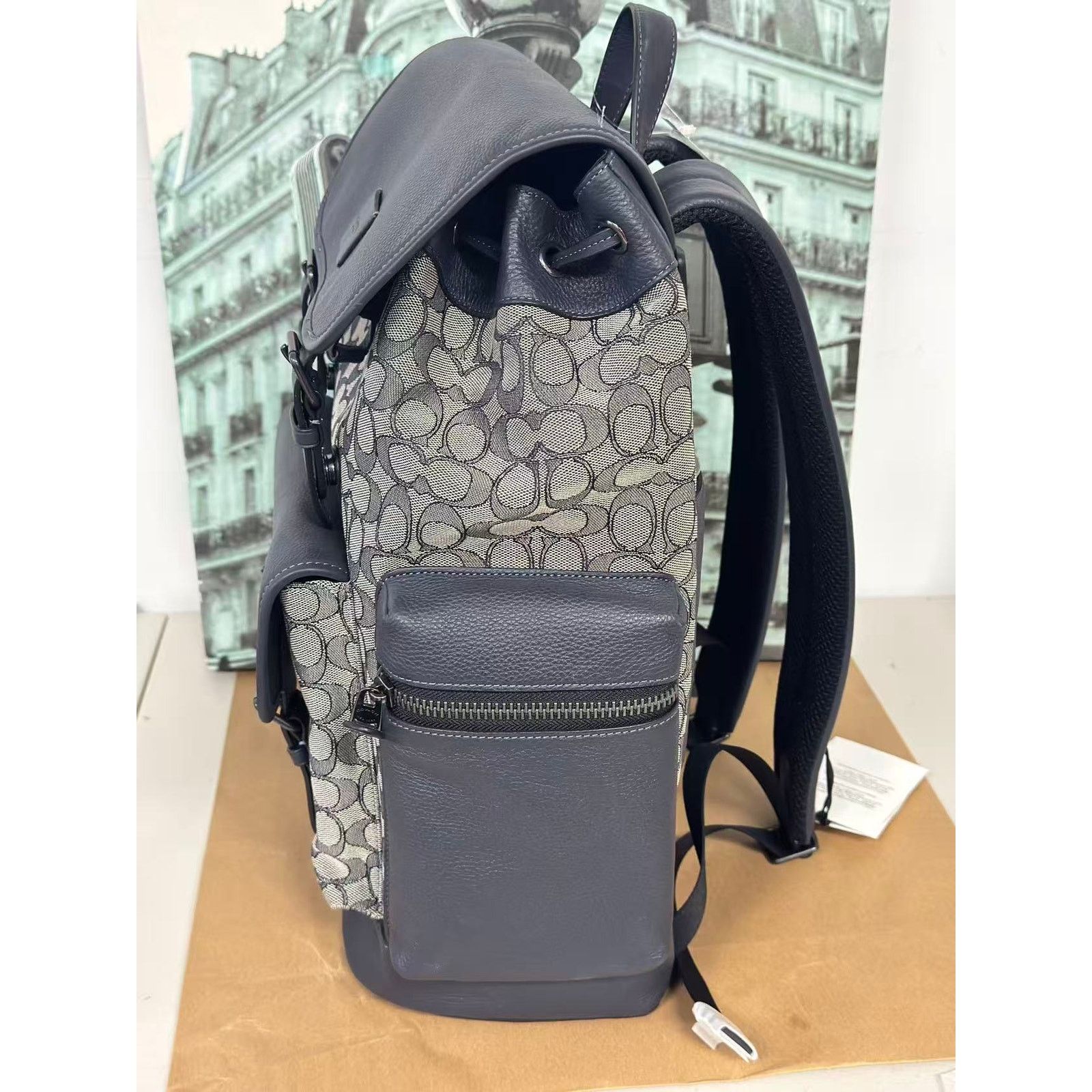 Coach Coach CE523 Sprint Backpack In Signature Jacquard Size ONE SIZE - 4 Thumbnail
