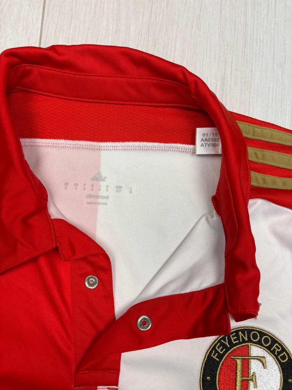 Adidas Adidas Feyenoord Rrotterdam soccer Jersey Sz S Size US S / EU 44-46 / 1 - 4 Thumbnail