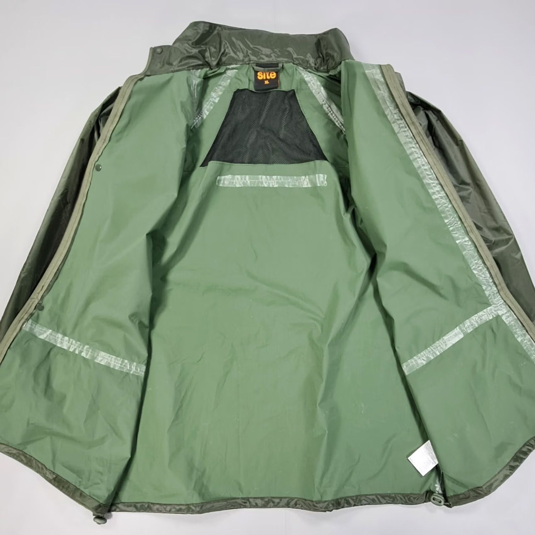 Rains Site Jacket Womens XL Mens Rain Green Hooded Gambrill Full Zip Lightweight Size XL / US 12-14 / IT 48-50 - 5 Thumbnail