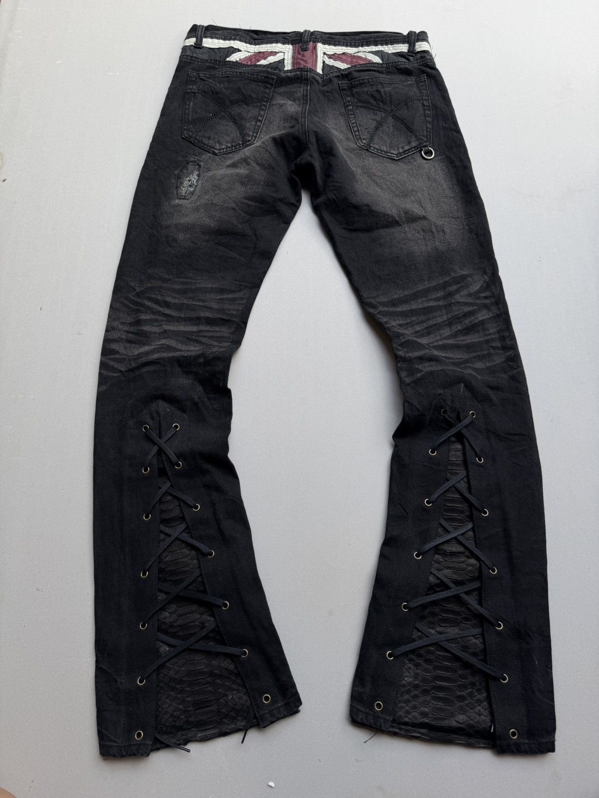 In The Attic lace up flare jeans Size US 30 / EU 46 - 4 Thumbnail