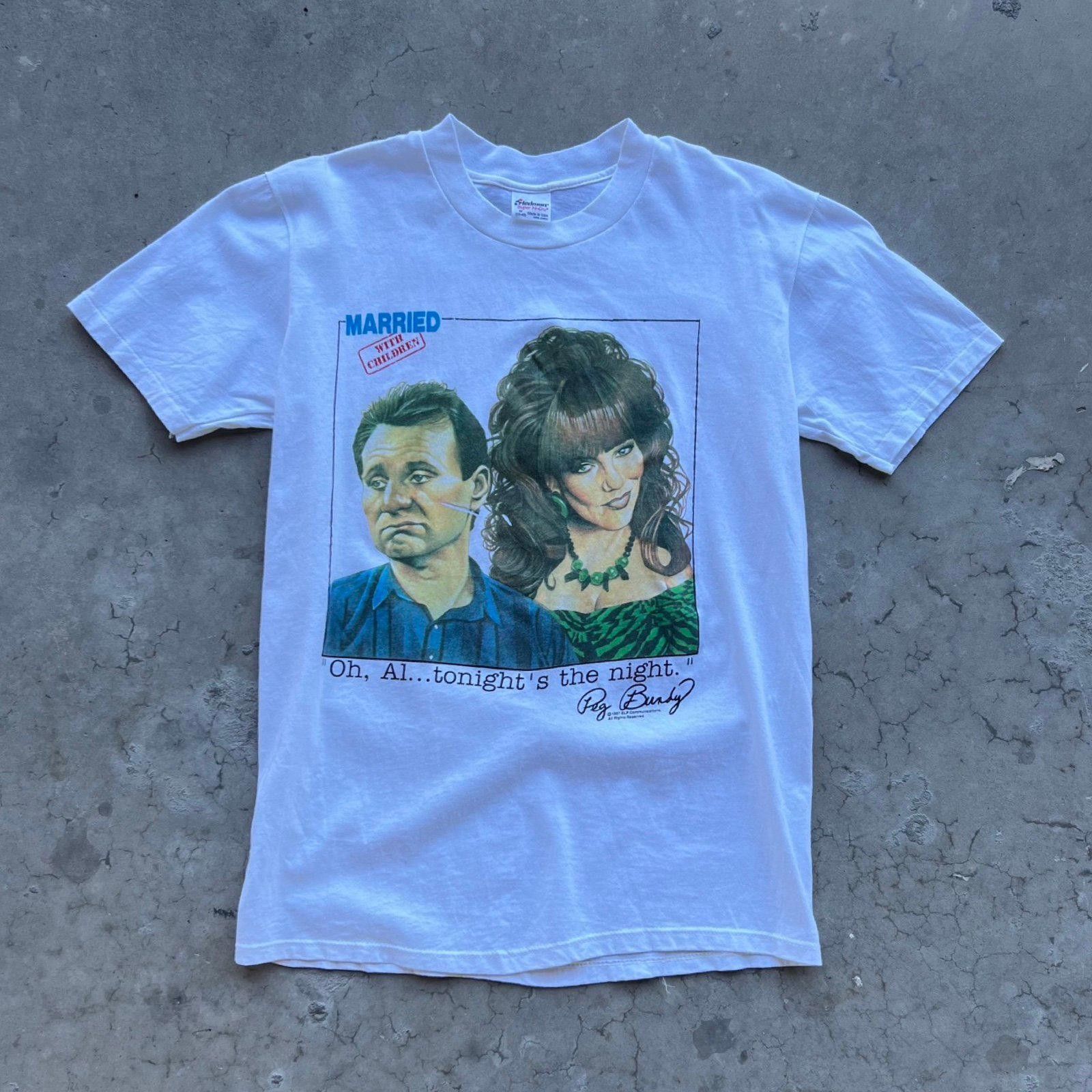 Designer 1987 Married W/ Children AL & Peg Vintage Shirt — M — Size US M / EU 48-50 / 2 - 1 Thumbnail