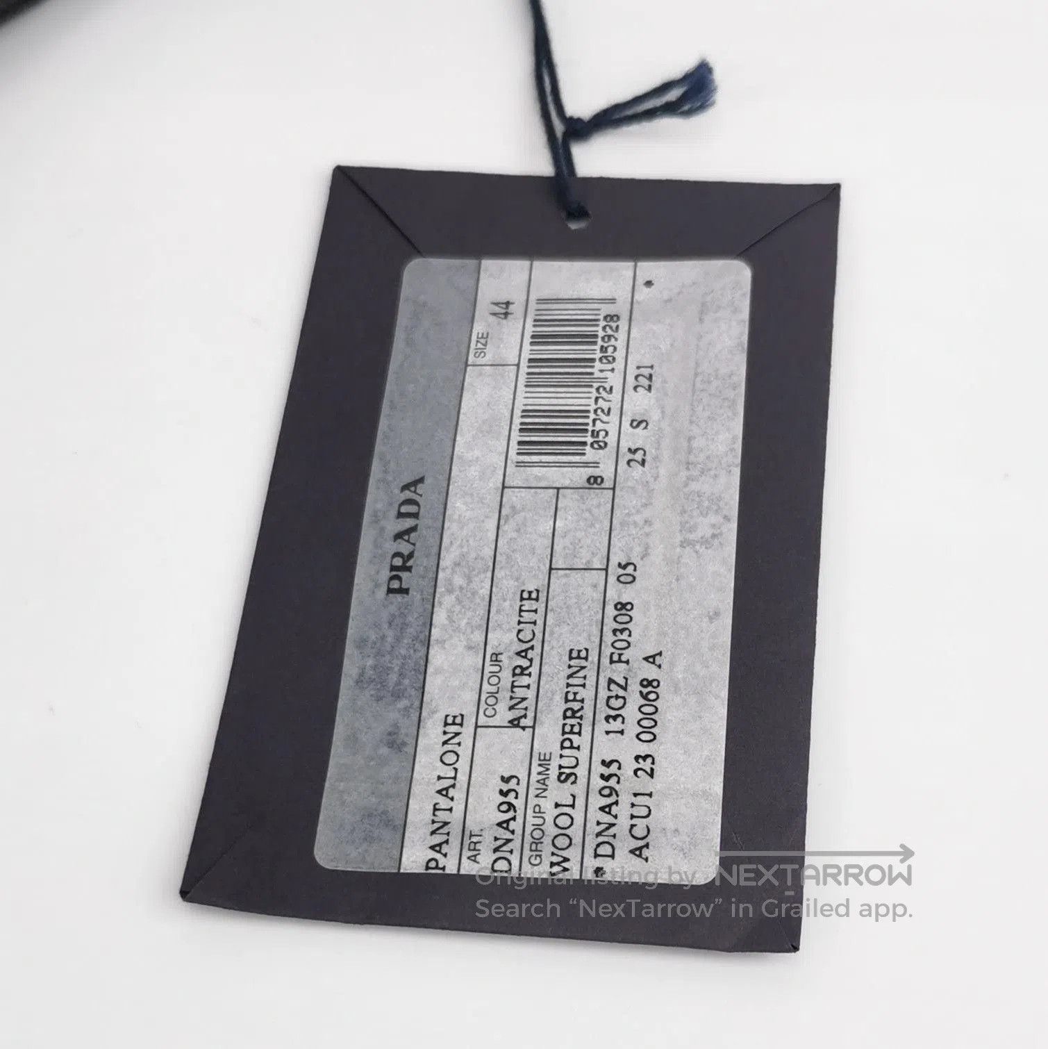 Prada Prada Black Wool Slim Fit Trousers 0089. Size 41" - 4 Thumbnail