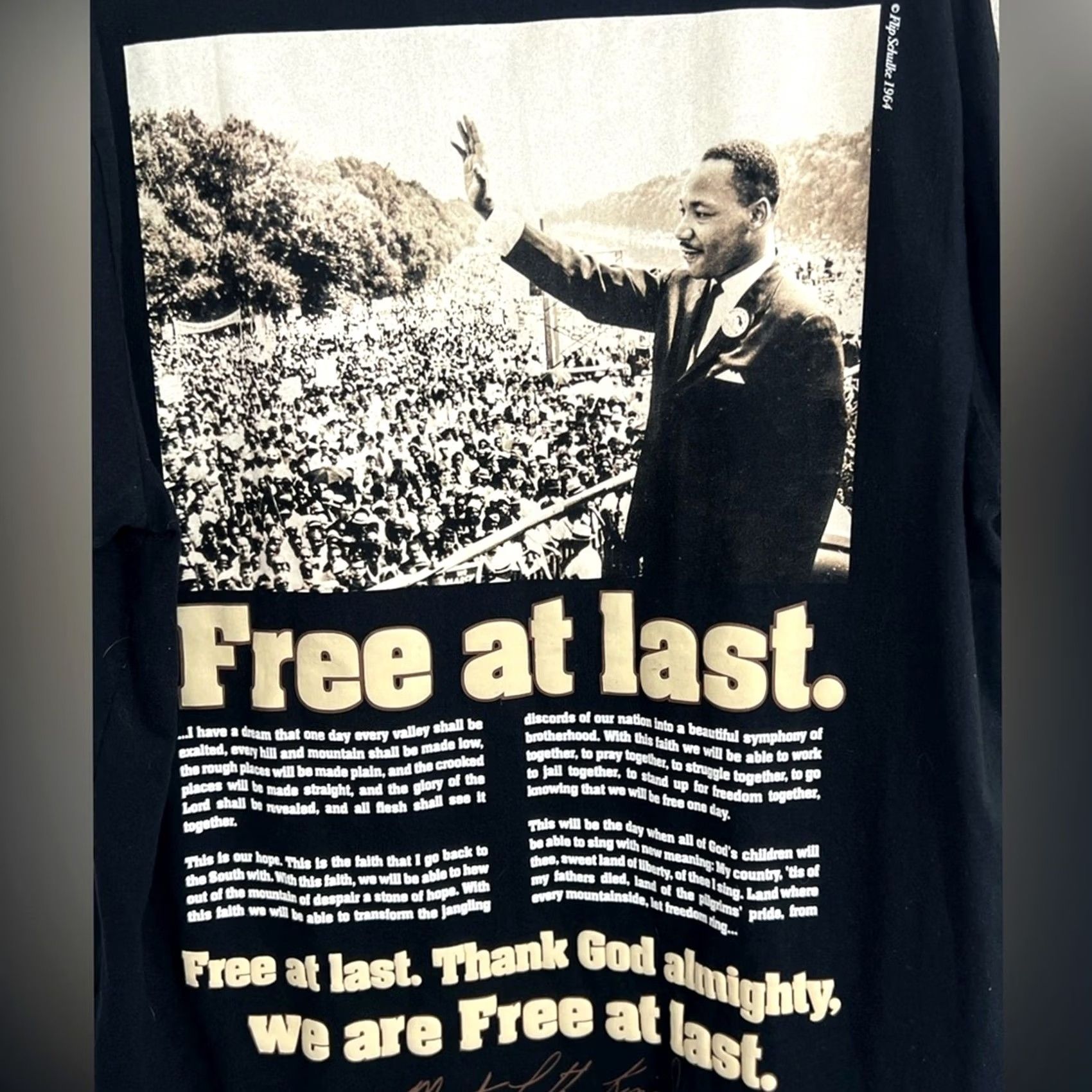 Palace Shoe Palace Martin Luther King MLK I Have A Dream Free At Last LE Shirt SZ XL Men Size US XL / EU 56 / 4 - 5 Thumbnail