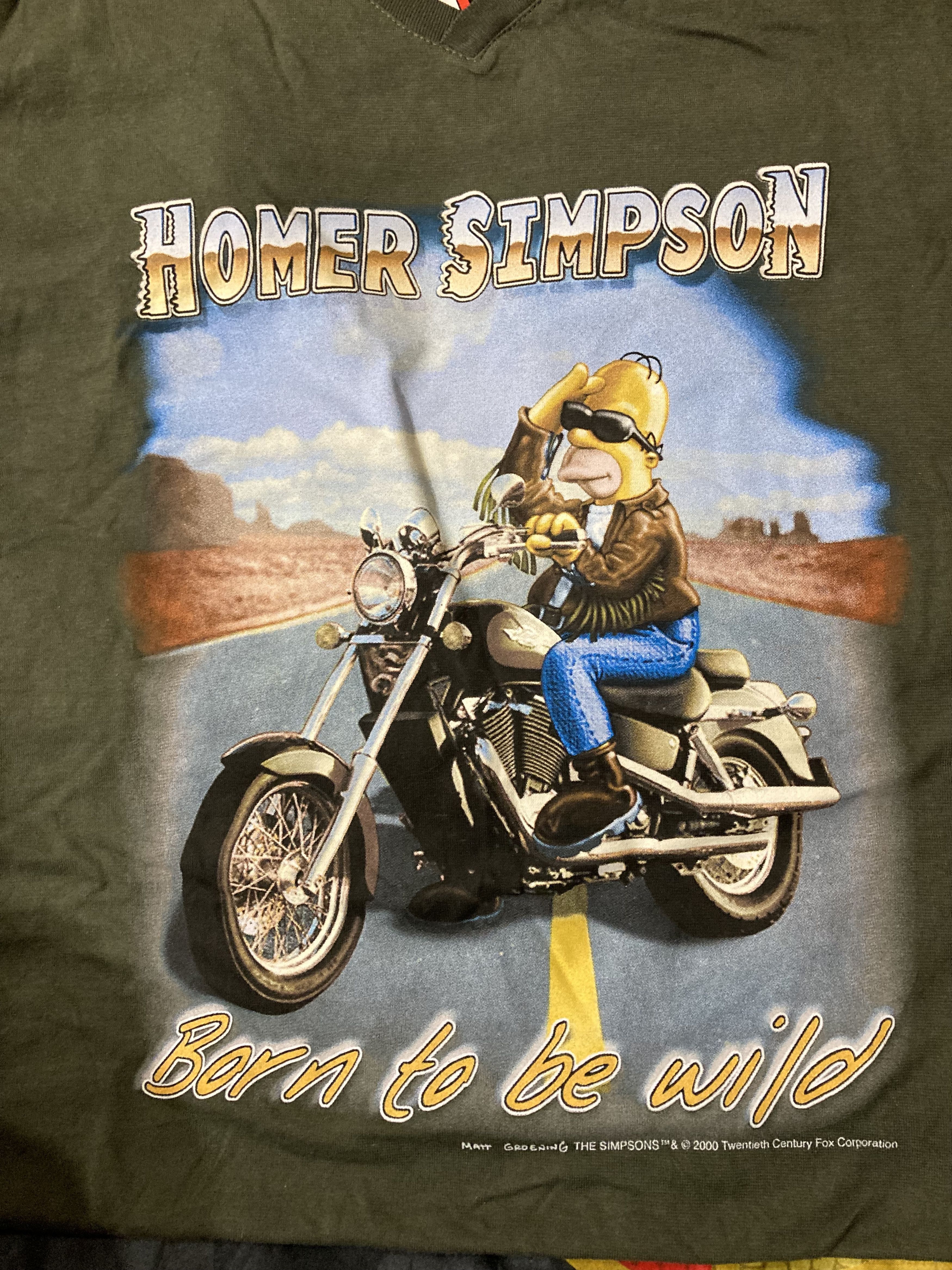 The Simpsons Vintage 2000 The Homer Simpson Born To Be Wild Size US L / EU 52-54 / 3 - 6 Thumbnail