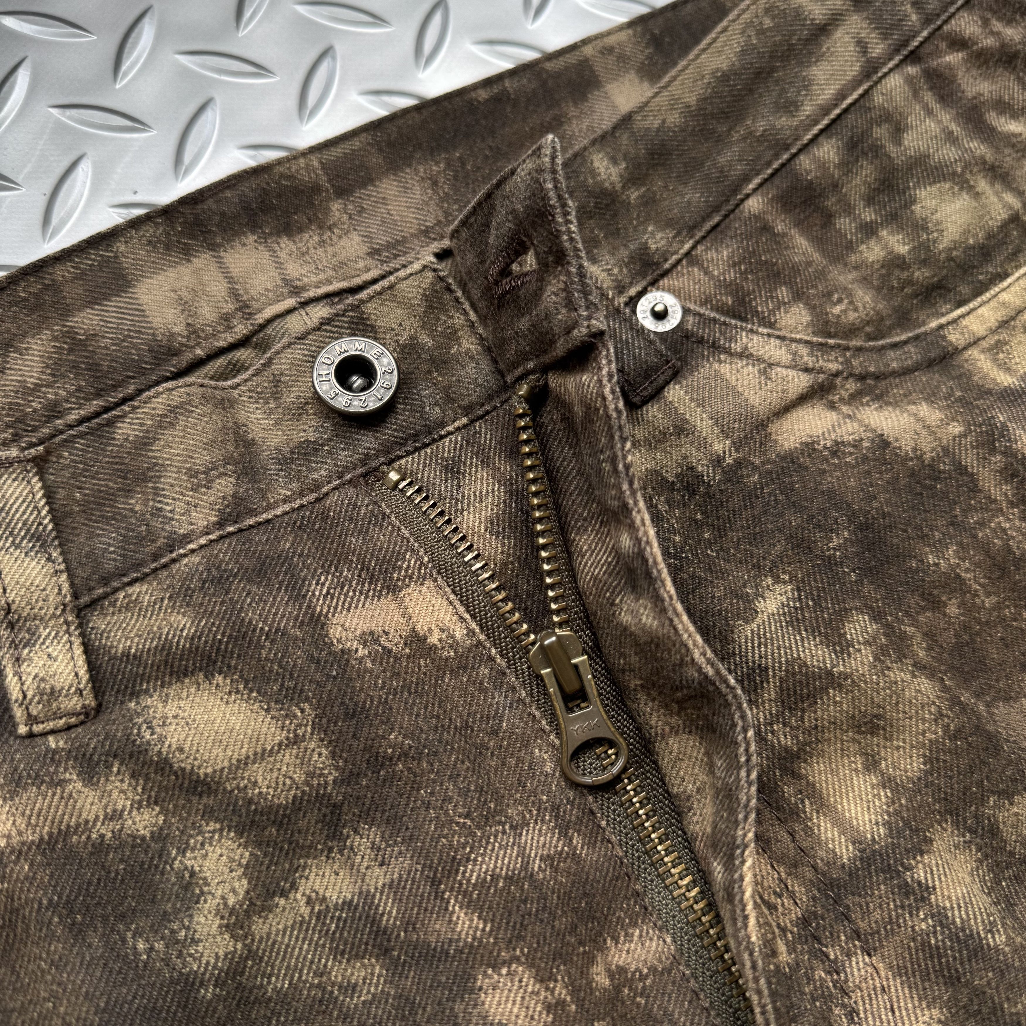 If Six Was Nine 291295=HOMME Archive Pattern Pants Size US 32 / EU 48 - 7 Thumbnail