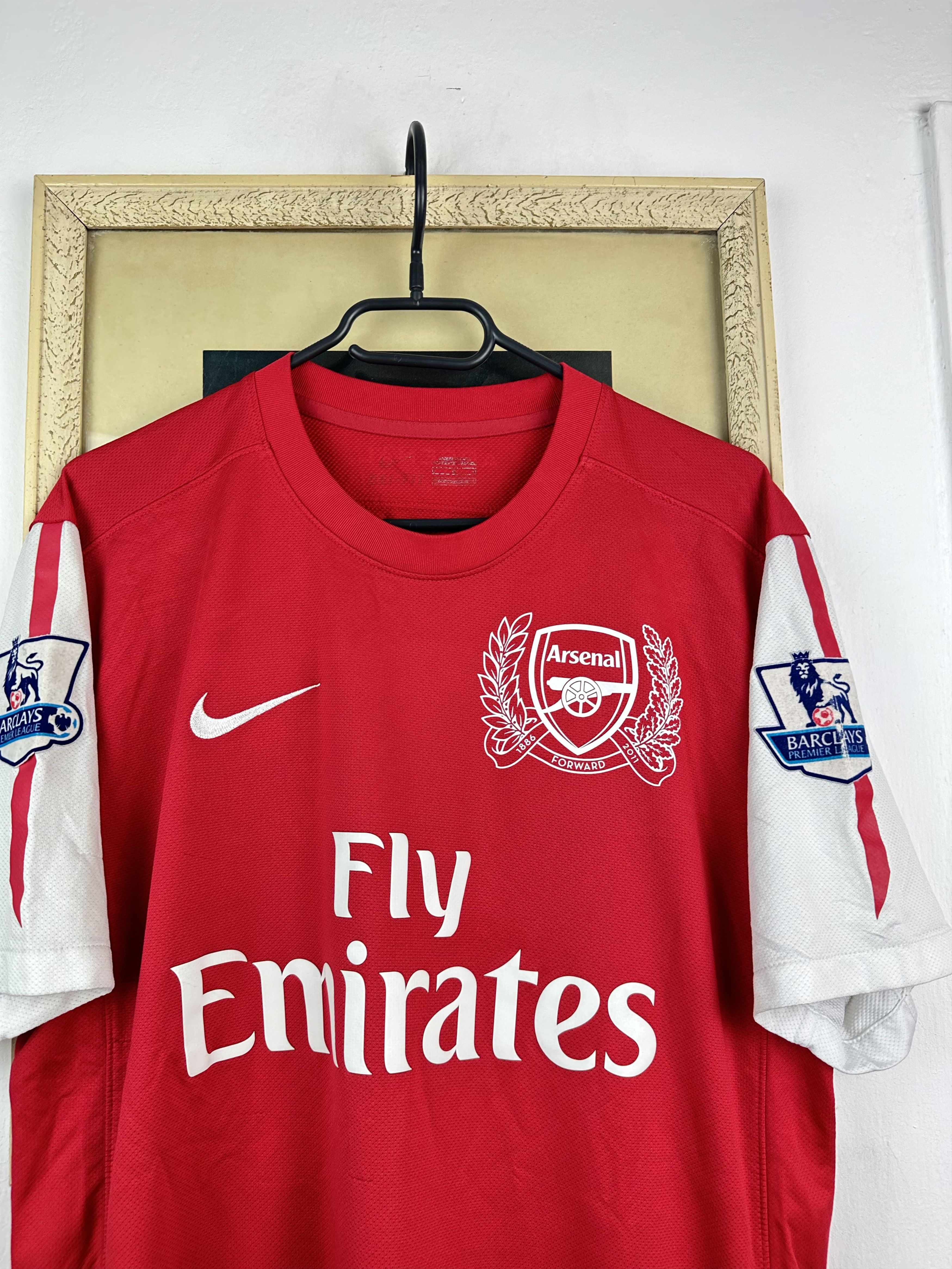 Nike Arsenal football shirt 2011 Soccer #10 v. Persie Jersey Nike Size US L / EU 52-54 / 3 - 4 Thumbnail