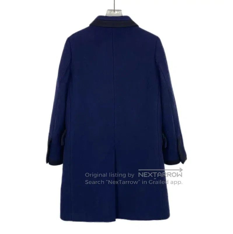 Miu Miu Miu Miu Women's Wool Navy Blue Coat . Size XXS / US 00 / IT 34 - 2 Thumbnail