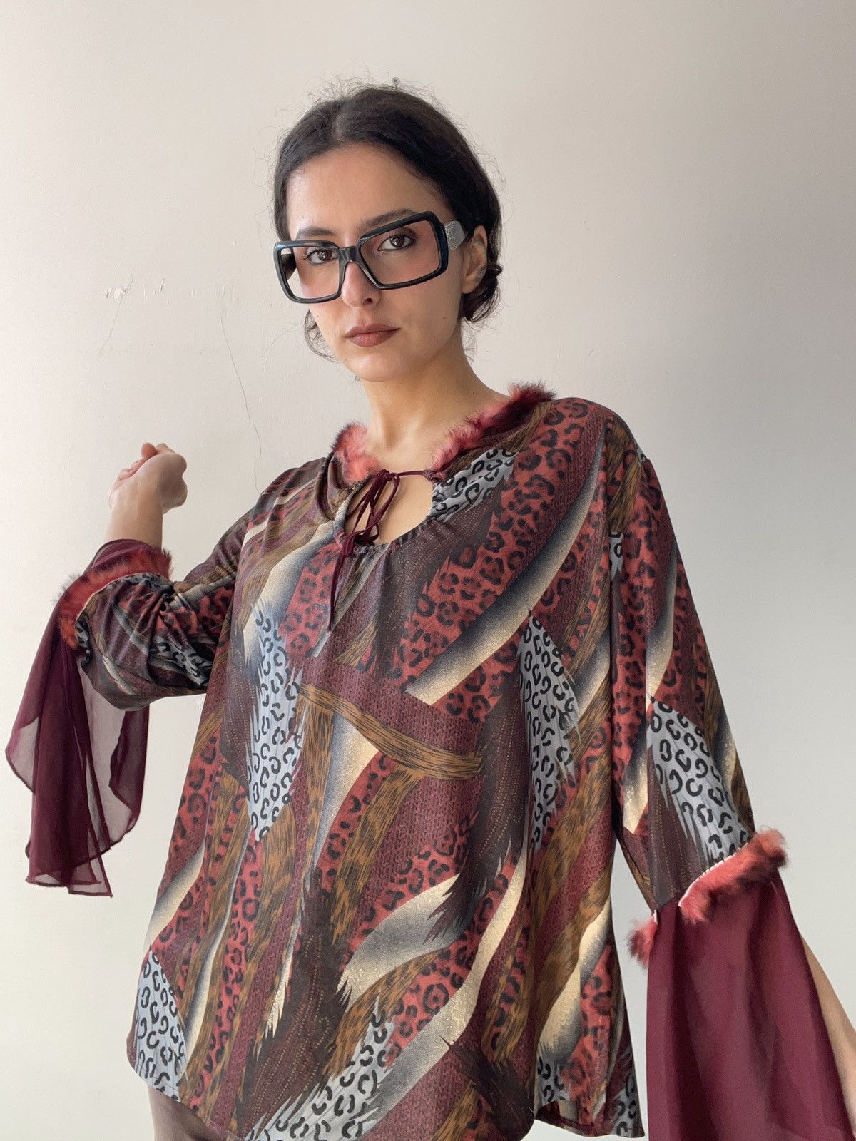 Vintage Vintage blouse Size L / US 10 / IT 46 - 1 Thumbnail