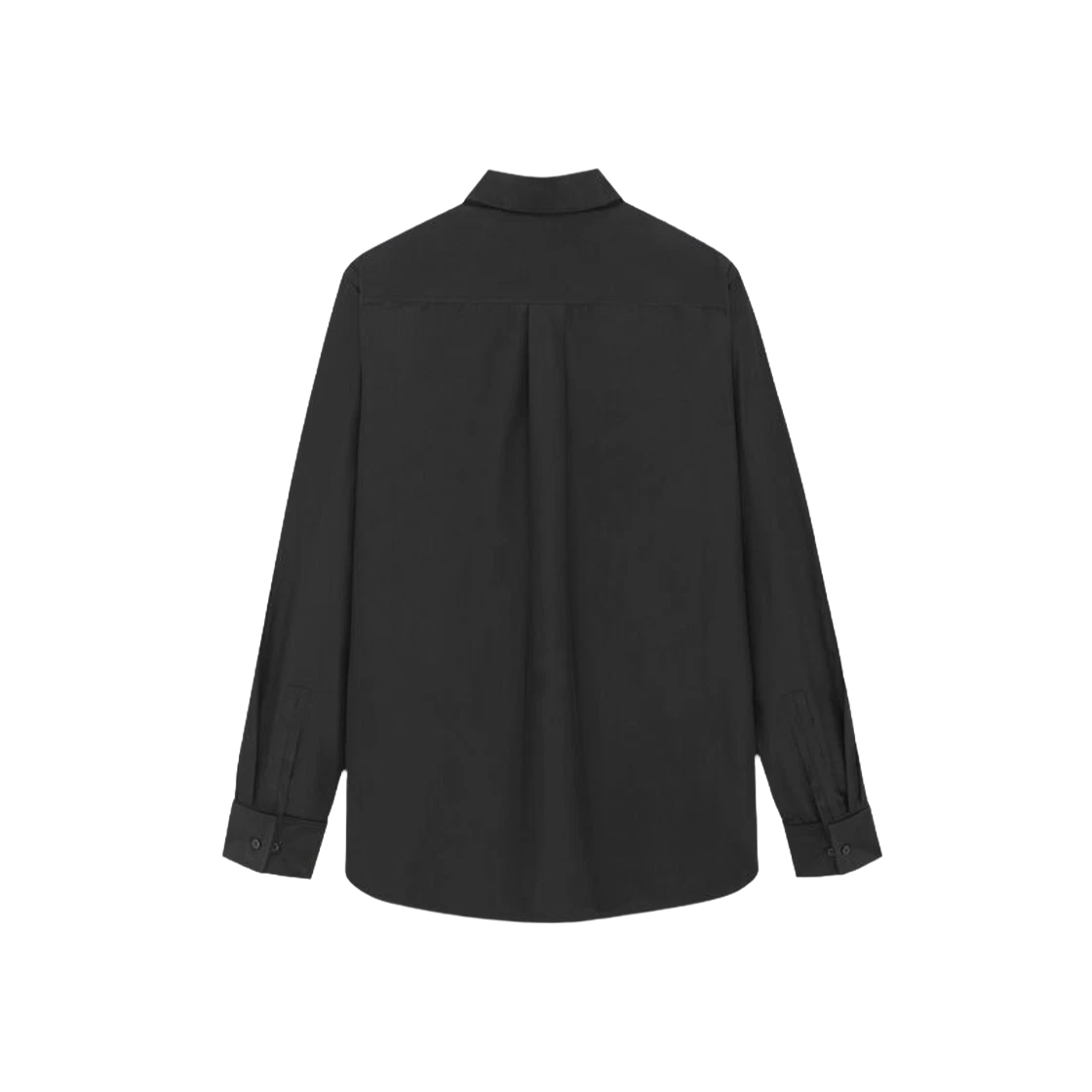 Saint Laurent Paris o1s1wg111124 Boyfriend Shirt Cotton and Silk Taffeta Black Size US S / EU 44-46 / 1 - 2 Thumbnail