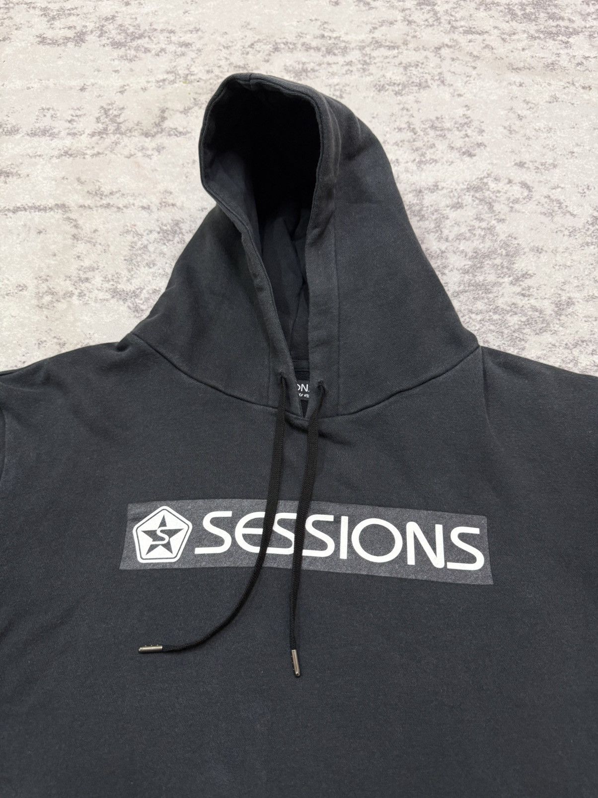 Sessions Session Biglogo Pullover Sweater Black Hoodie Size US M / EU 48-50 / 2 - 6 Thumbnail