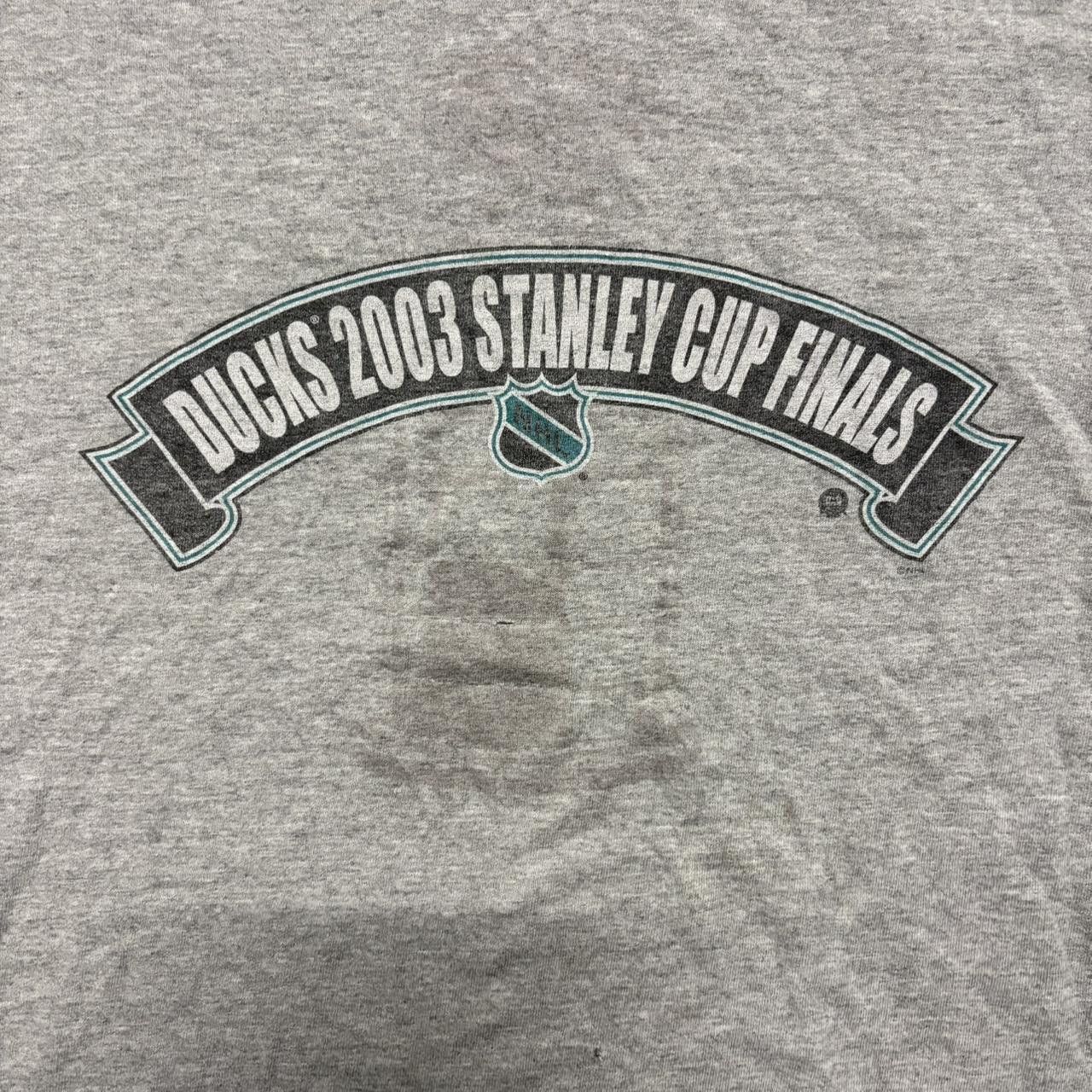NHL Crazy Vintage Y2K/2000s NHL 2003 Anaheim Ducks Stanley Cups Finals! Size US L / EU 52-54 / 3 - 2 Thumbnail