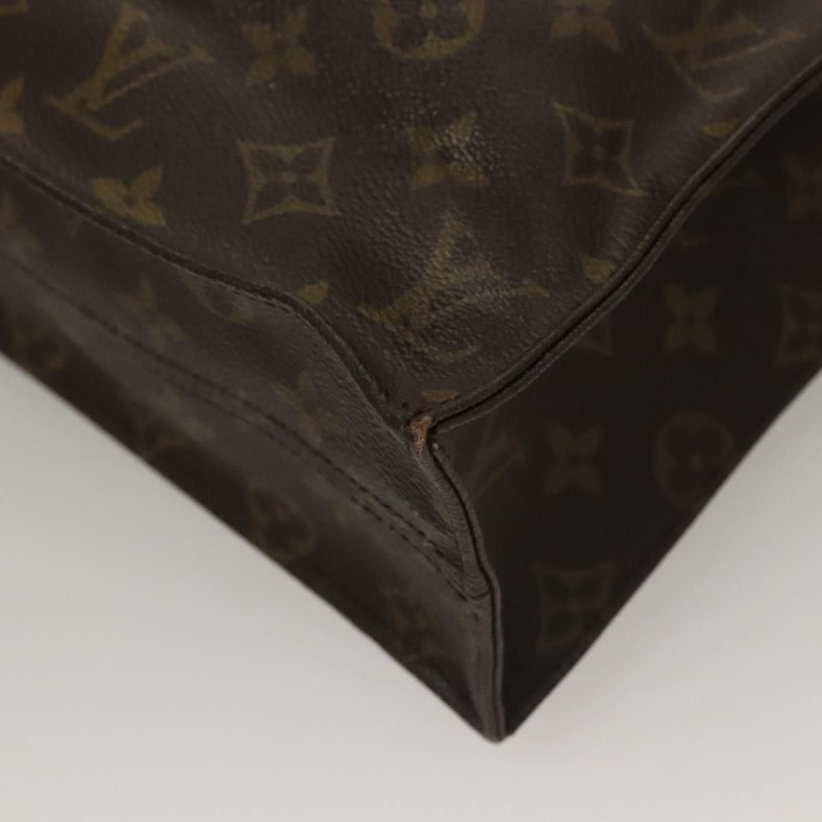 Louis Vuitton LOUIS VUITTON Monogram Sac Plat Hand Bag M51140 Size ONE SIZE - 15 Thumbnail