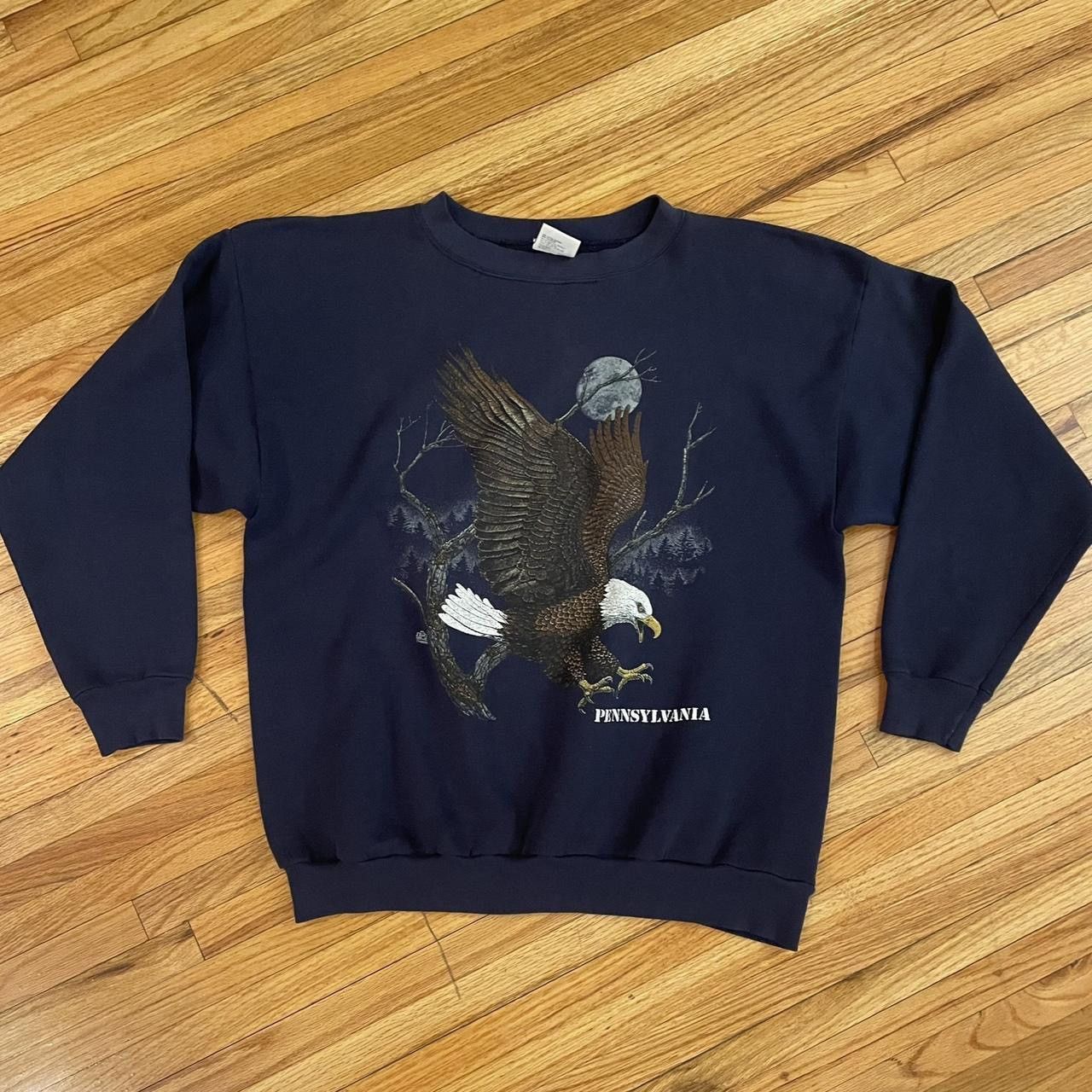 Vintage Vintage 1990 Pennsylvania Eagle Sweatshirt Size US XXL / EU 58 / 5 - 1 Thumbnail