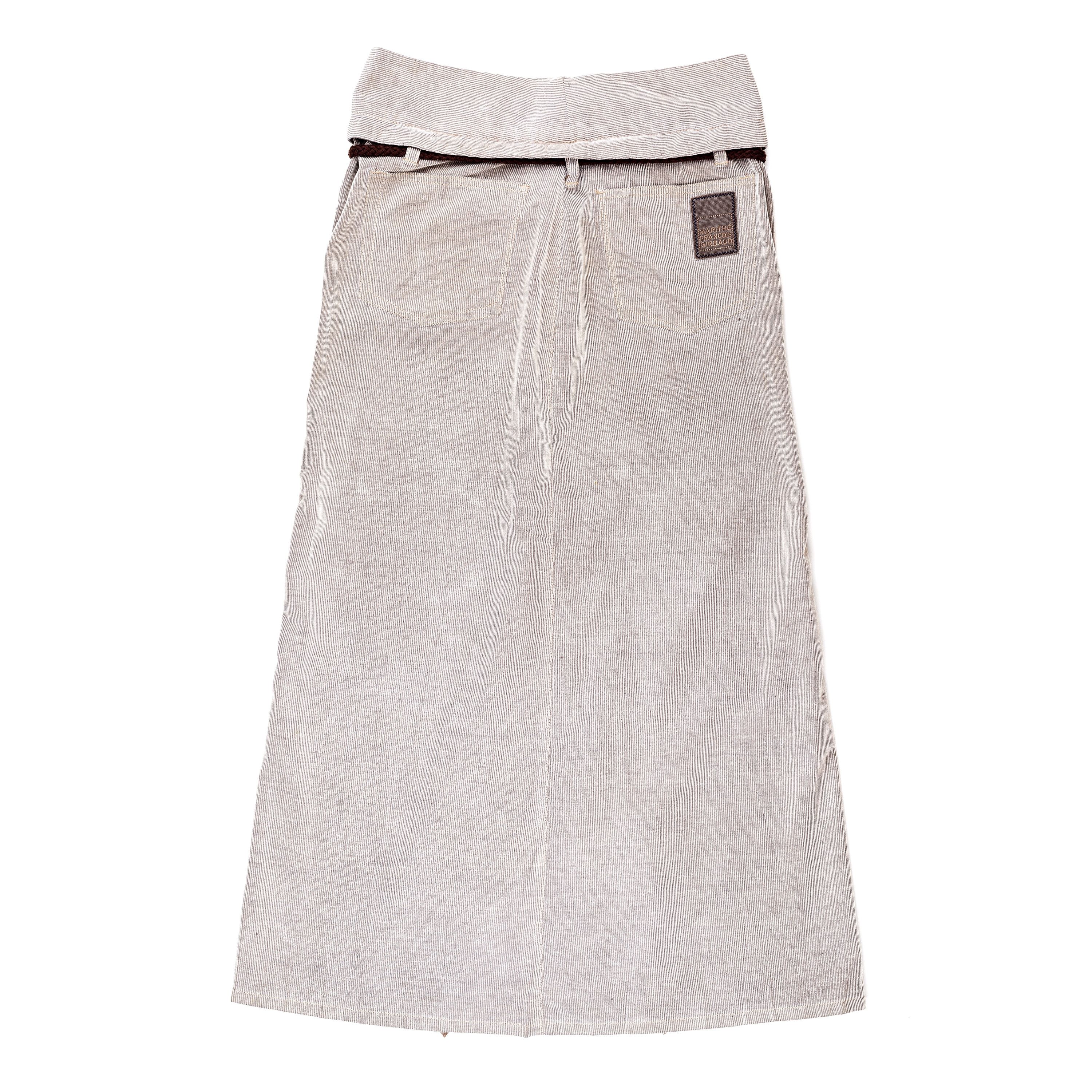 Marithe + Francois Girbaud Marithé François Girbaud Cargo Corduroy Maxi Skirt (M) Size 27" / US 4 / IT 40 - 2 Thumbnail