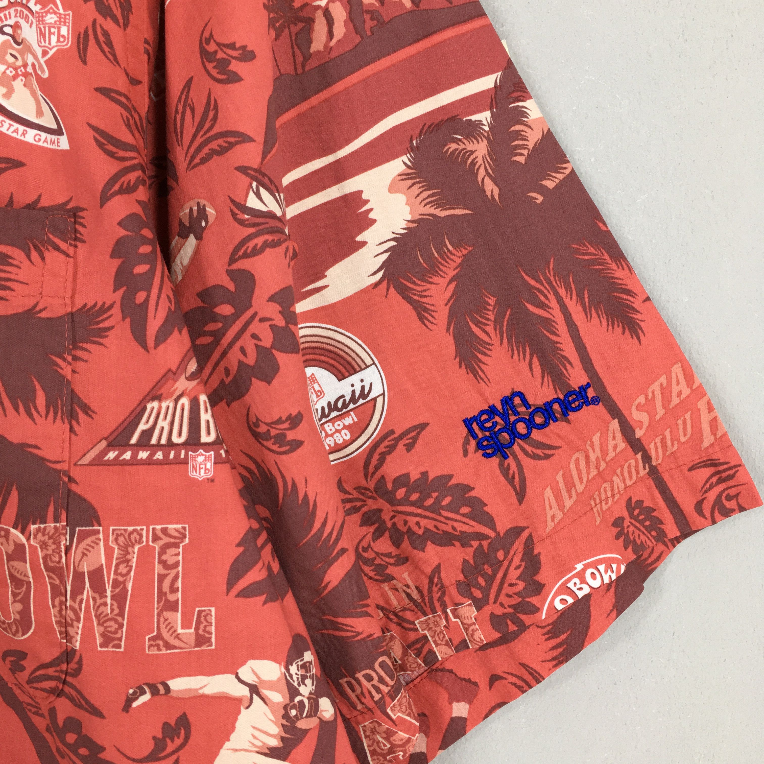 NFL × Reyn Spooner Vintage Reyn Spooner NFL Pro Bowl Hawaii Aloha Shirt Large Size US L / EU 52-54 / 3 - 5 Thumbnail