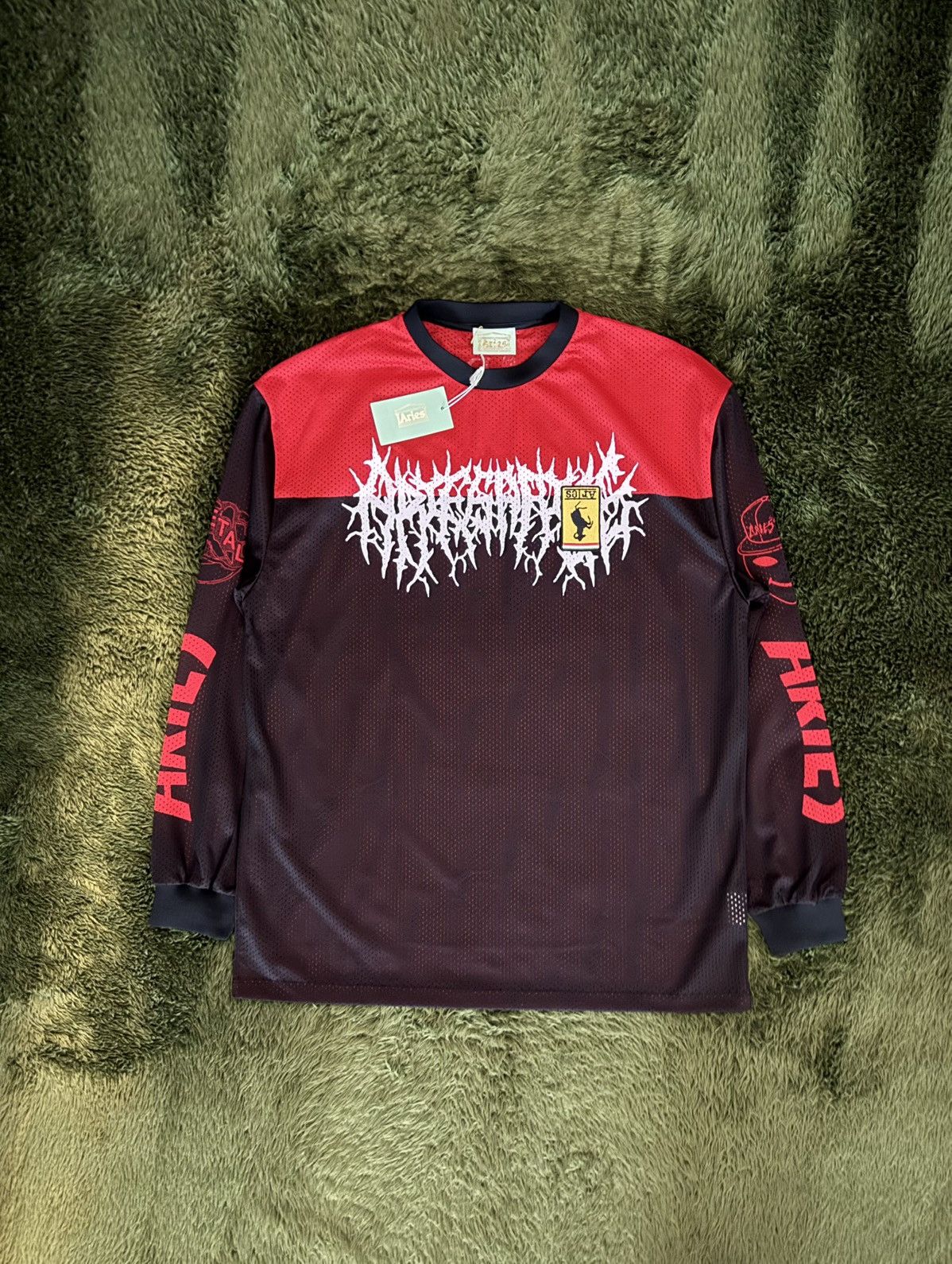 Aries [XL] Aries Metal Hardcore Airtex Mesh Long Sleeve Size US XL / EU 56 / 4 - 1 Thumbnail