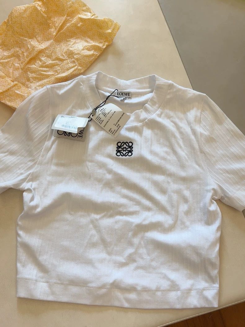 Loewe loewe White short sleeves 2505-Nextarrow Size US L / EU 52-54 / 3 - 3 Thumbnail