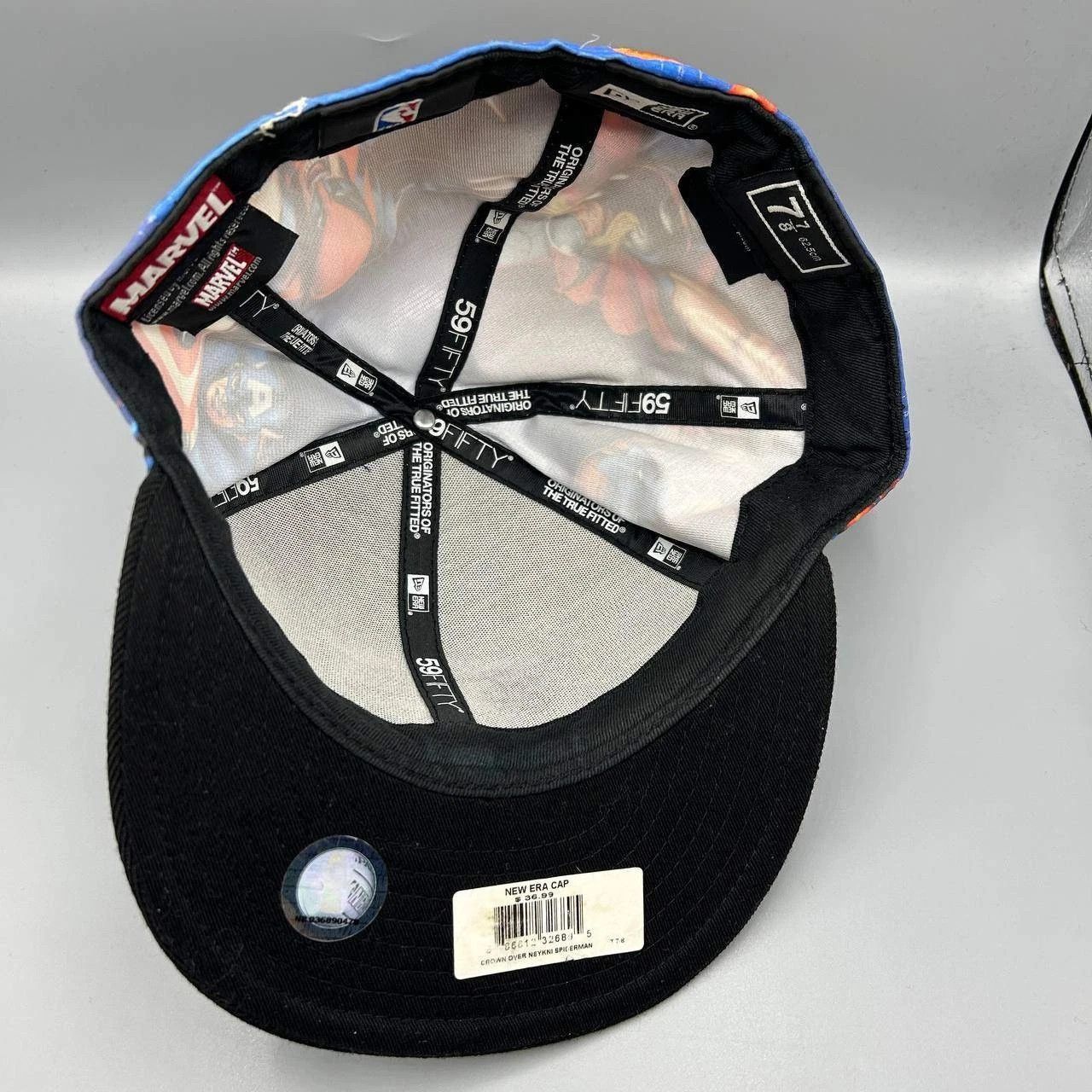New Era New York Knicks x Marvel Spiderman Scape Hat 7 7/8 Fitted Size ONE SIZE - 2 Thumbnail