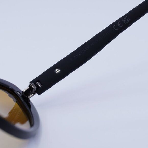 Moncler 🕶️ New Moncler ML0239 01E Black/Brown Sunglasses Size ONE SIZE - 8 Thumbnail